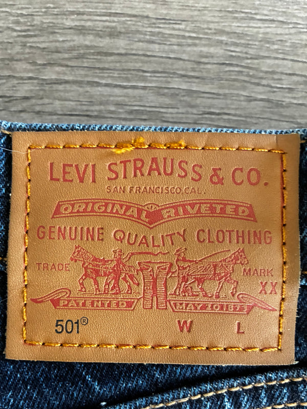 Vintage Levi's 501, Dark Blue, W28, L26