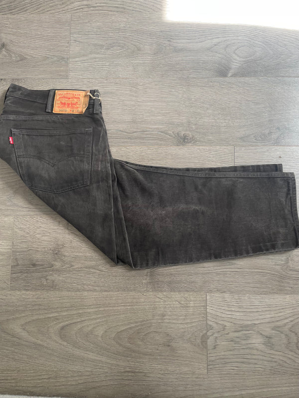 Vintage Levi's 501, Black, Label - W40, L30, Actual Size - W40, L26