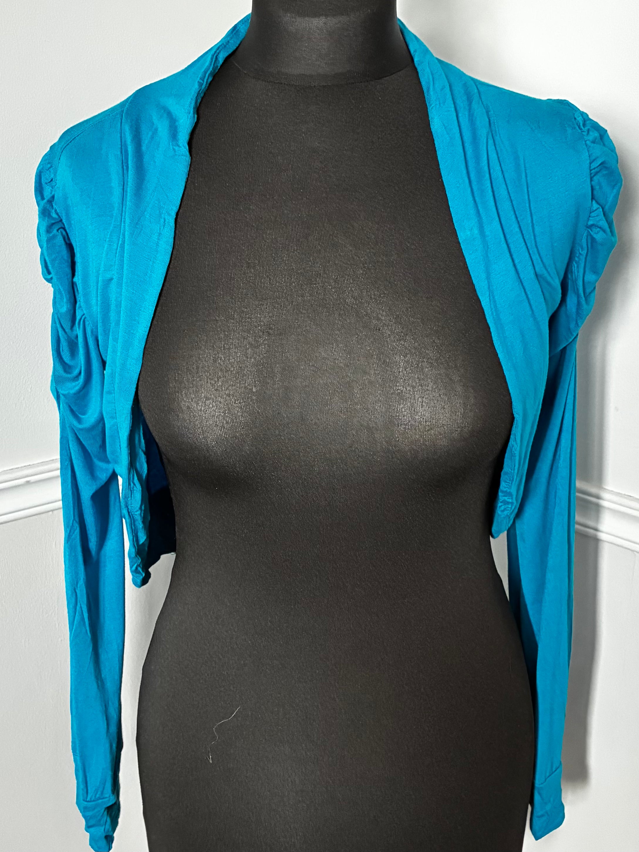 Turquoise Shrug Top