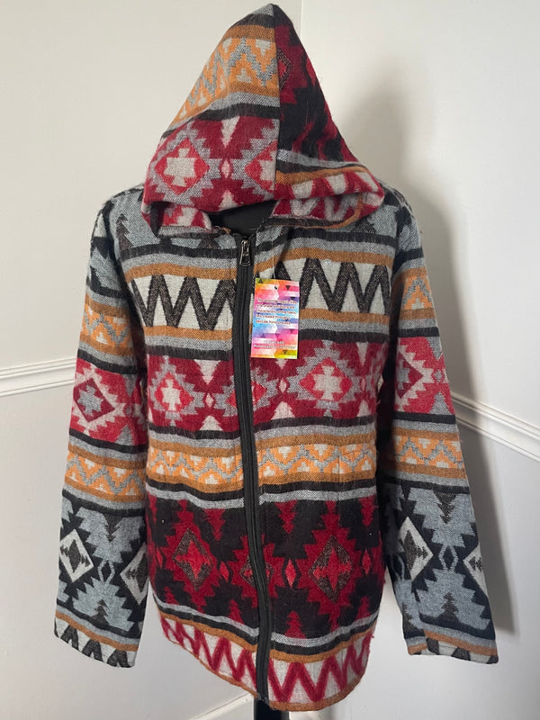 Cashmelon Jacket with Hood, L