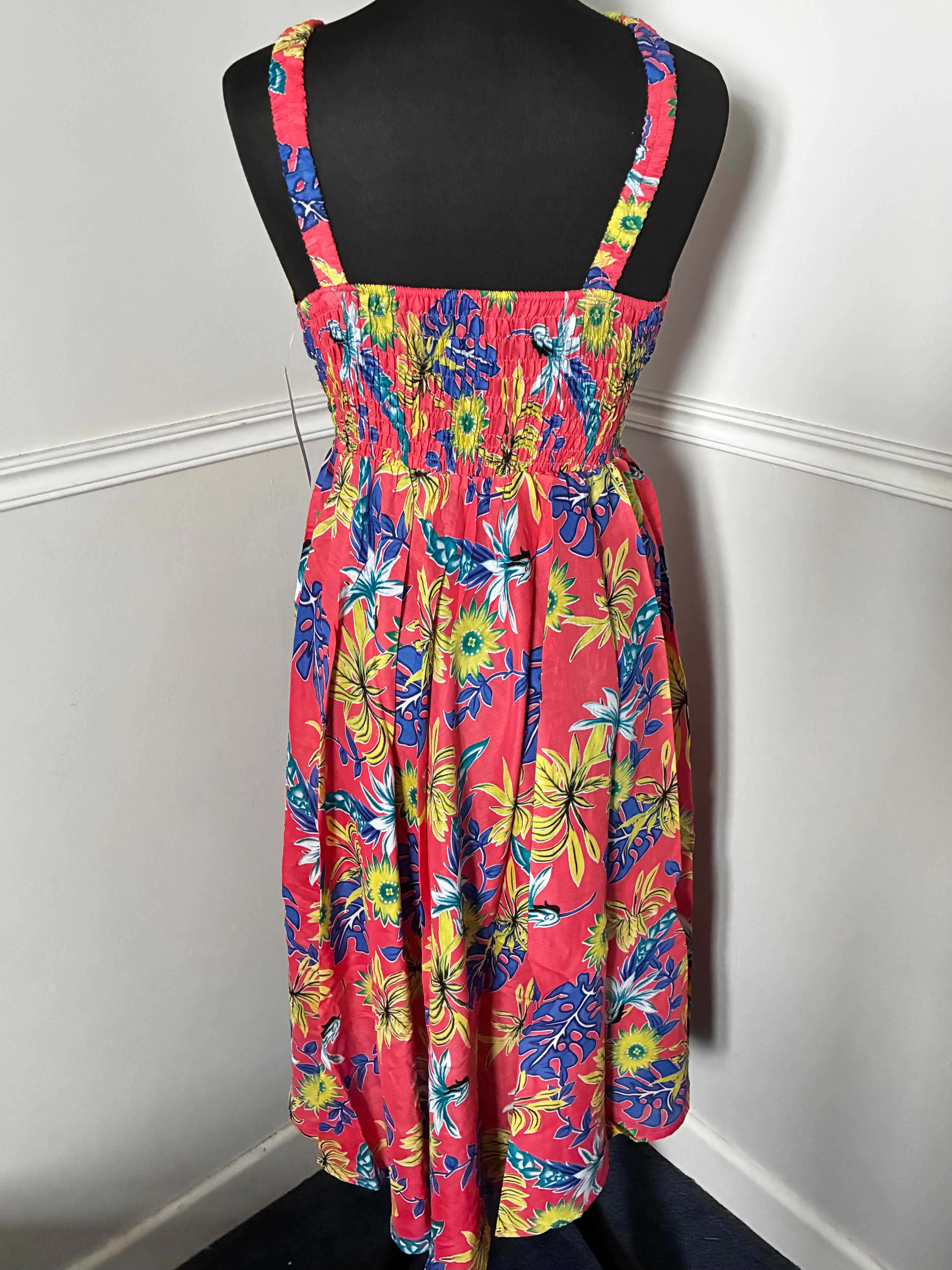 Blue/Peach Sundress