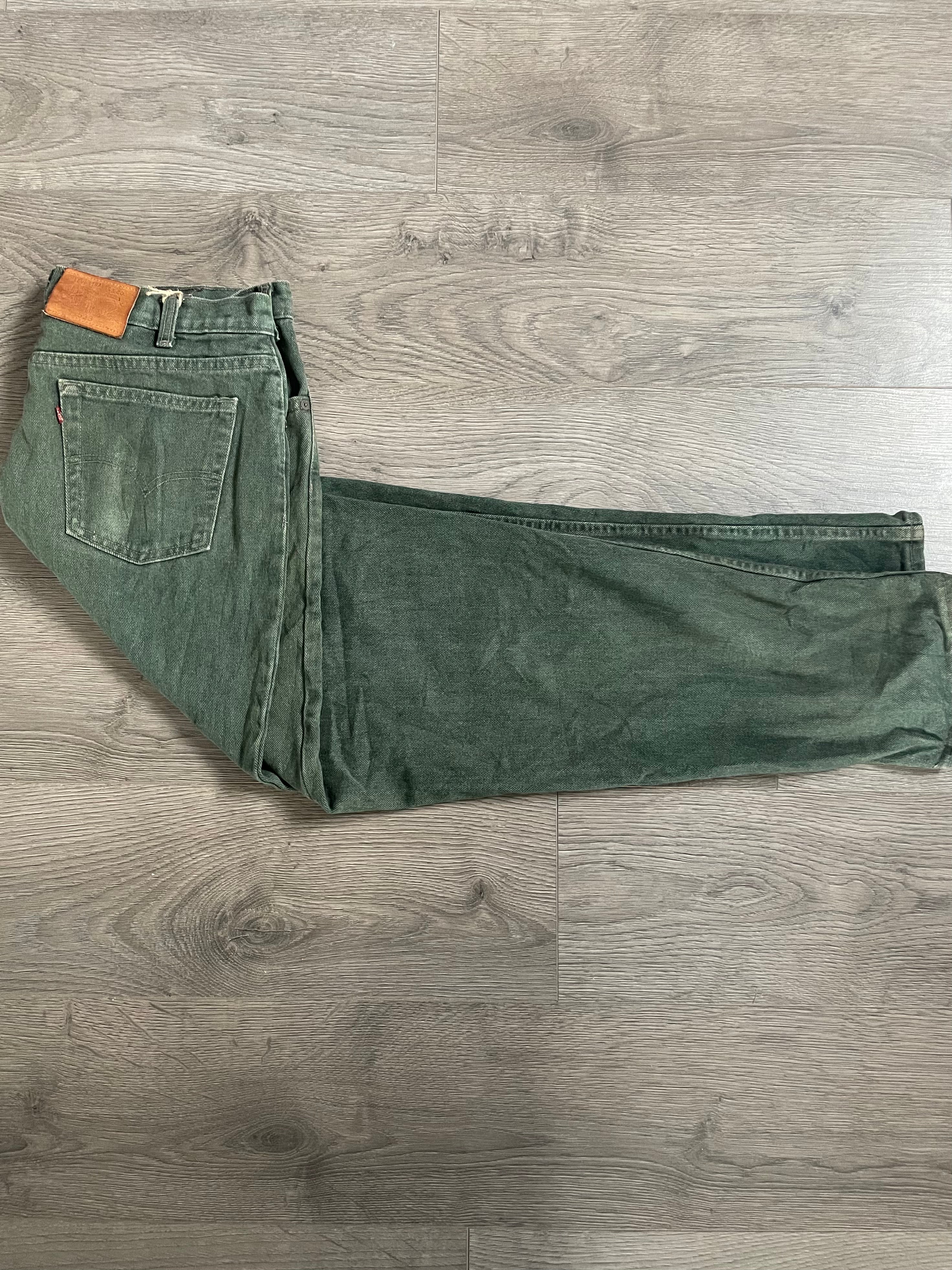 Vintage Levi's 533, Dark Green, W36, L33