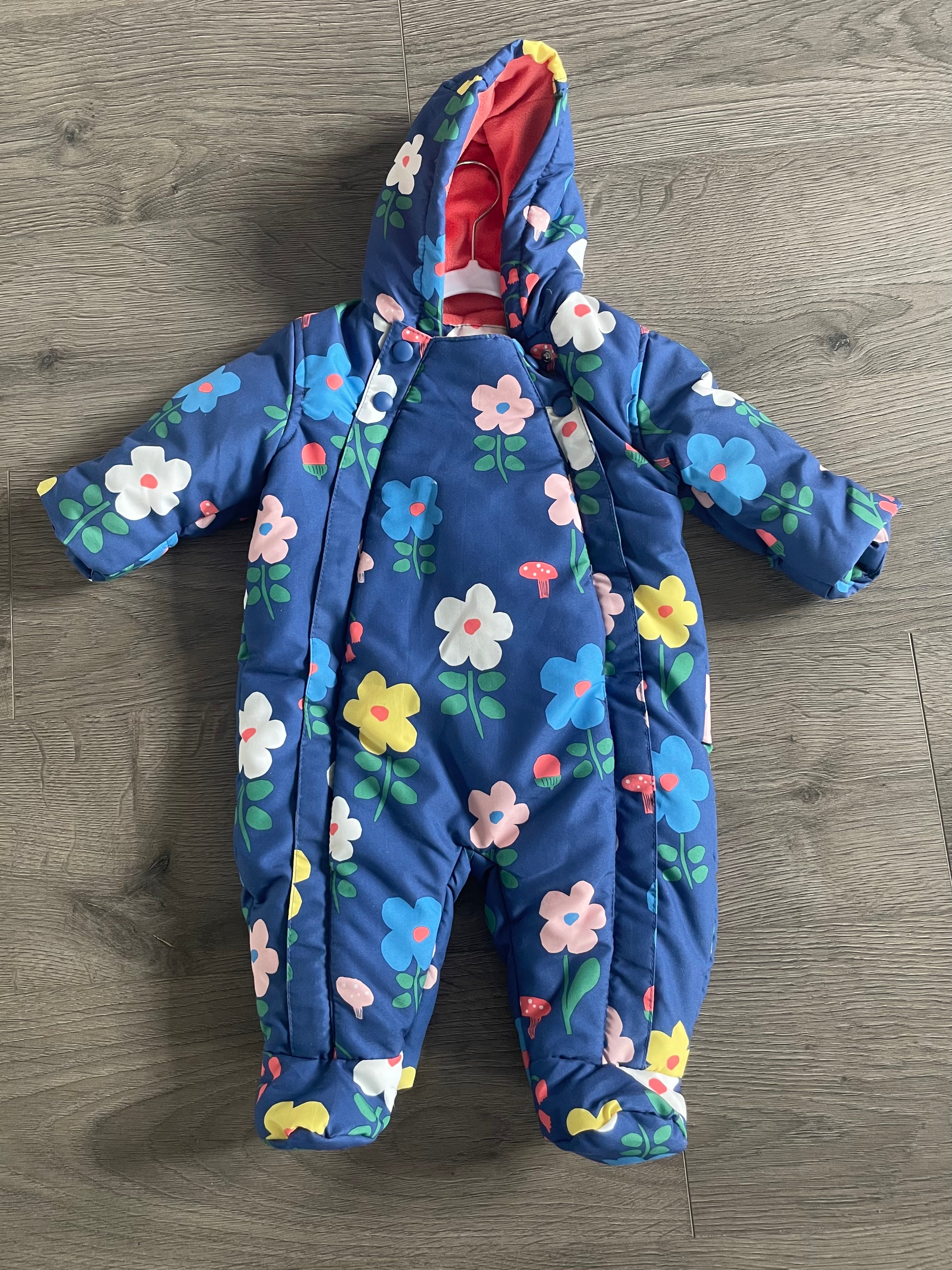 Bright Flower Snowsuit (3-6 mths)