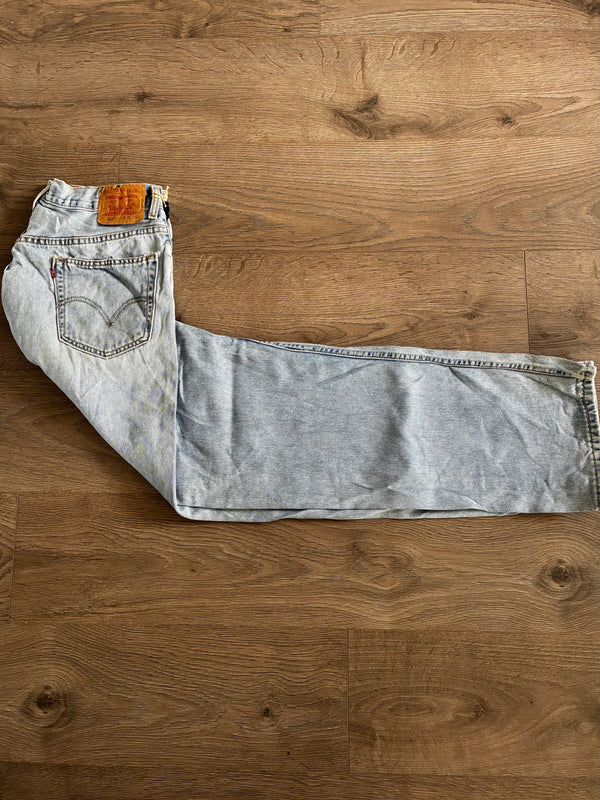 Vintage Levi's 505, Light Blue, Label - W36, L34, Actual Size - W35, L34