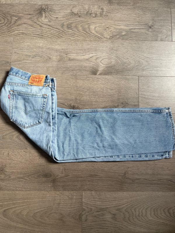 Vintage Levi's 505, Light Blue, Label - W30, L30, Actual Size - W36, L30