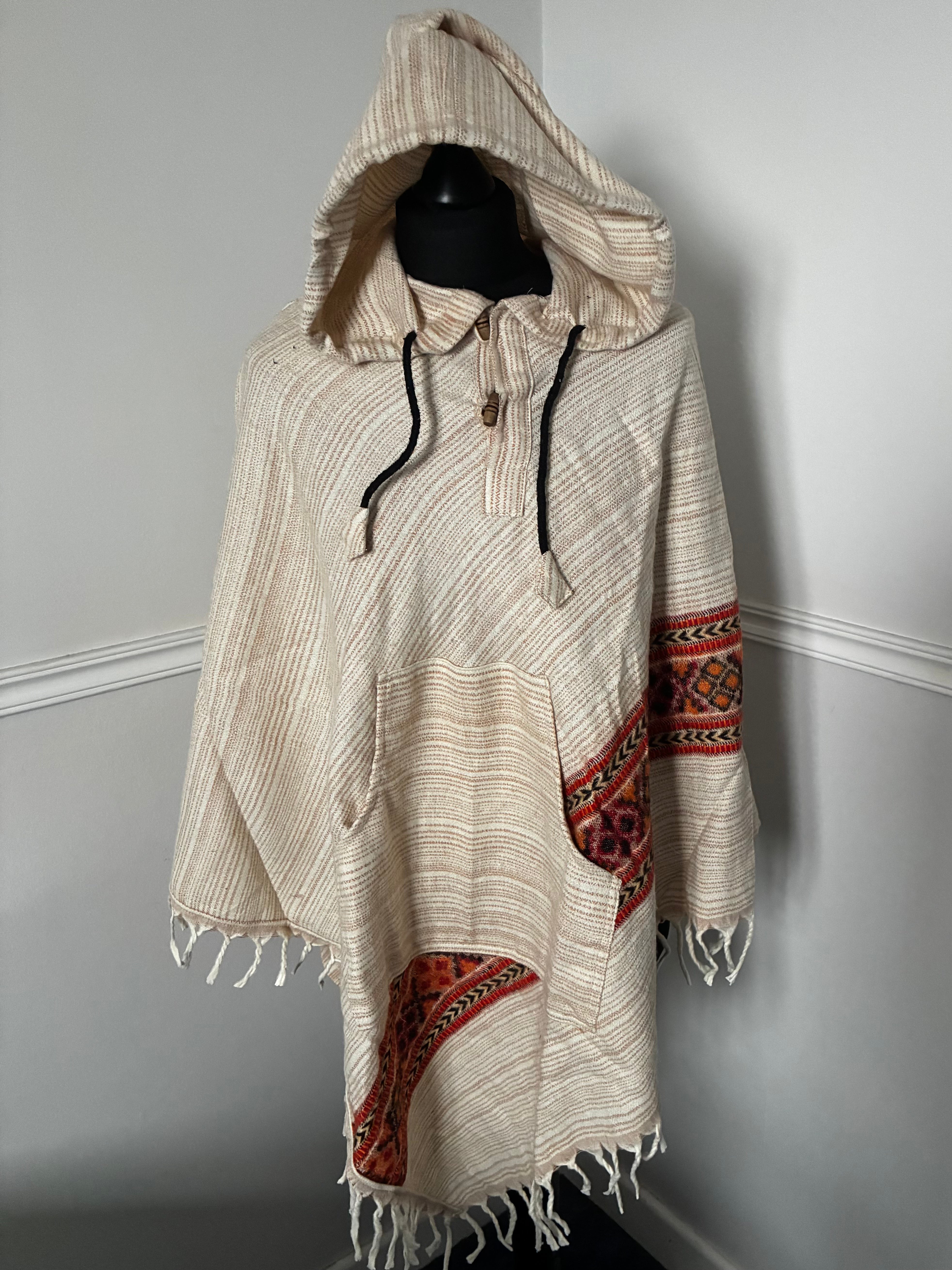 100% Wool Poncho