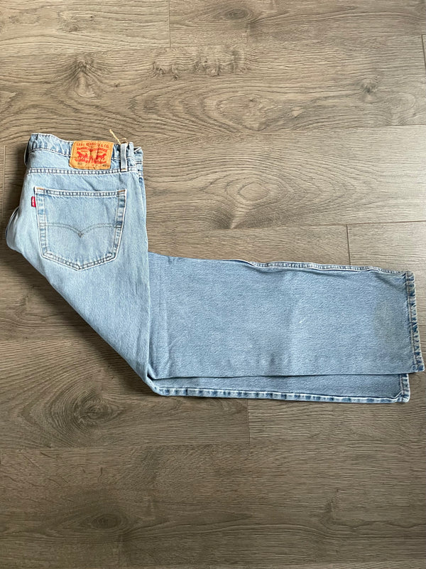 Vintage Levi's 502, Blue, Label - W31, L32, Actual Size - W35, L30
