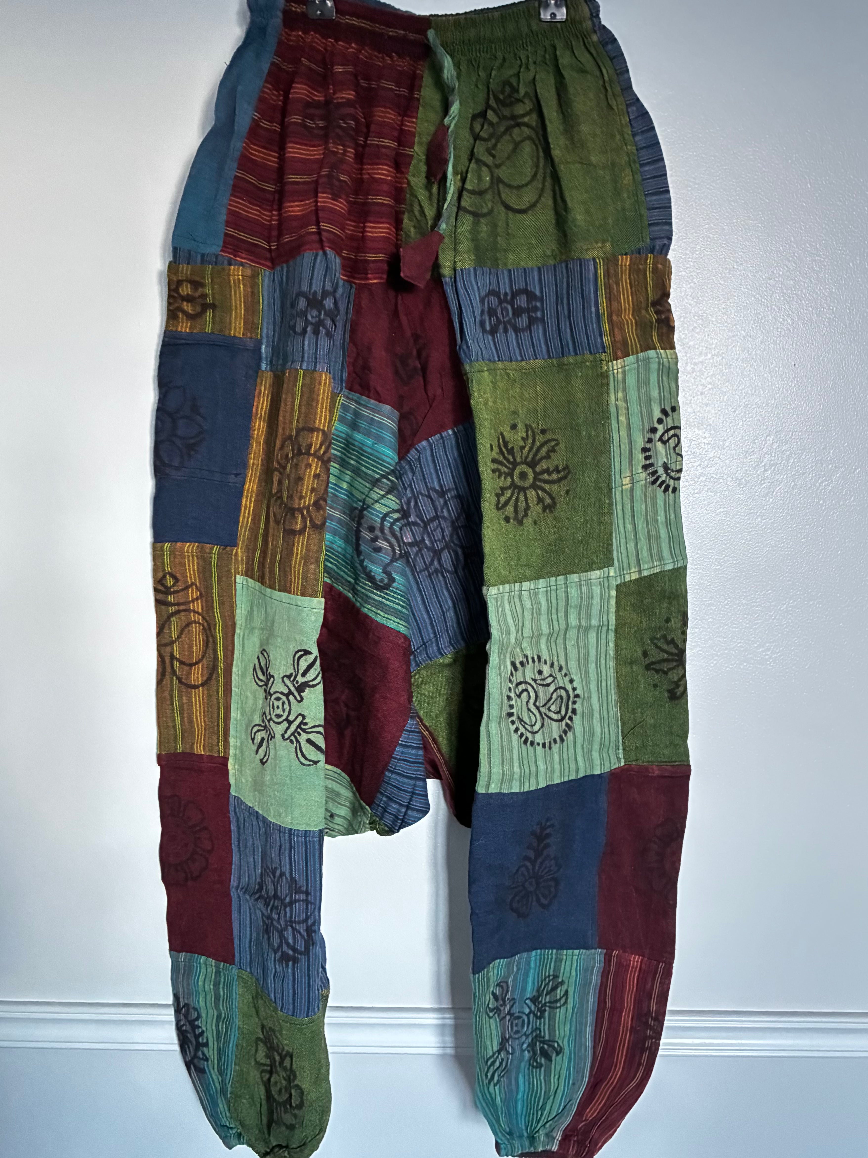 Patchwork Aladdin Trousers, M/L