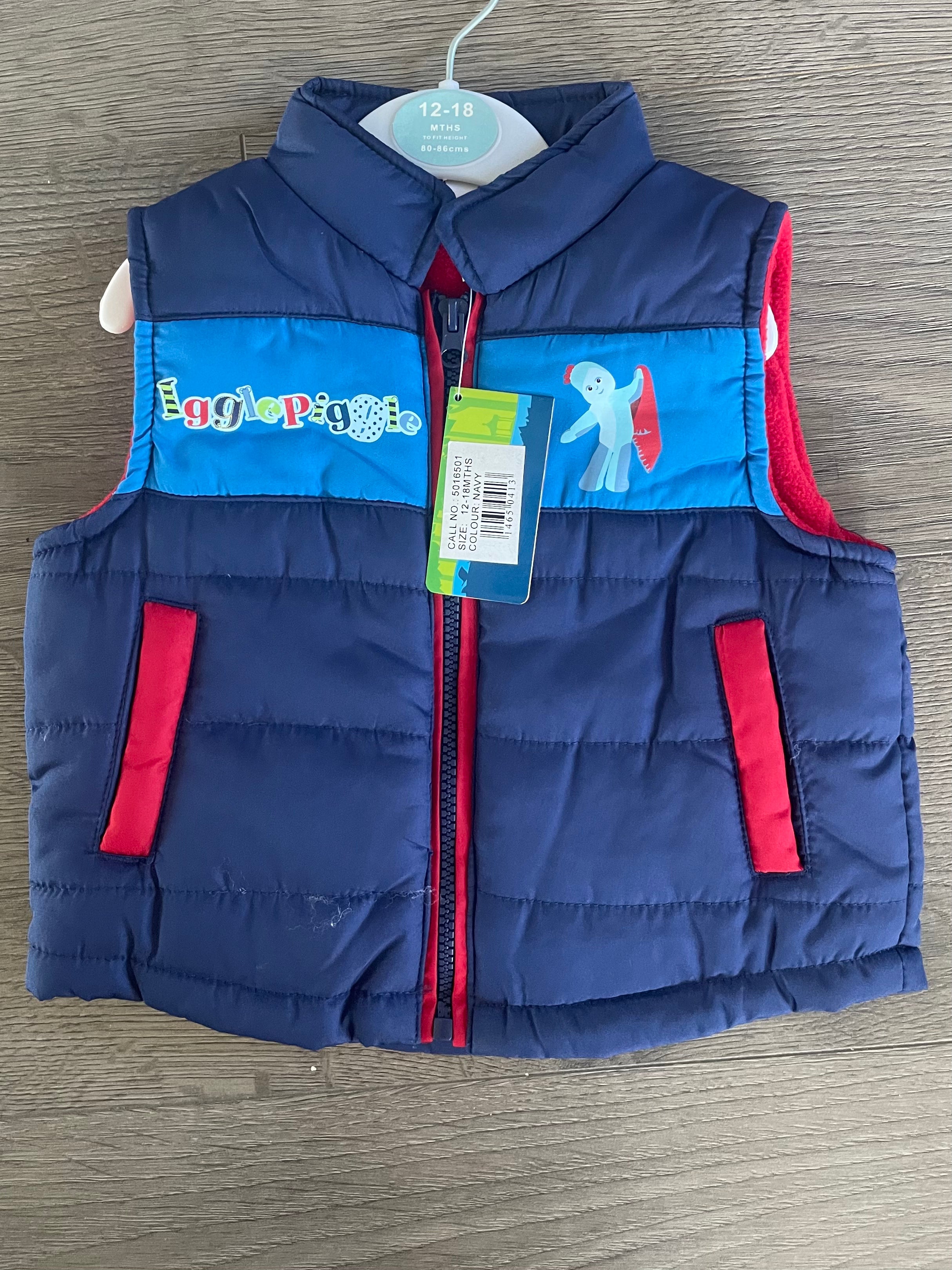 Iggle Piggle Body Warmer (12-18mths)