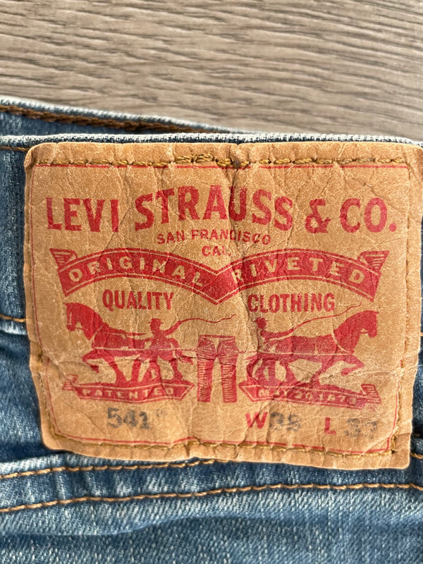 Vintage Levi's 541, Blue, Label - W38, L33, Actual Size - W38, L31