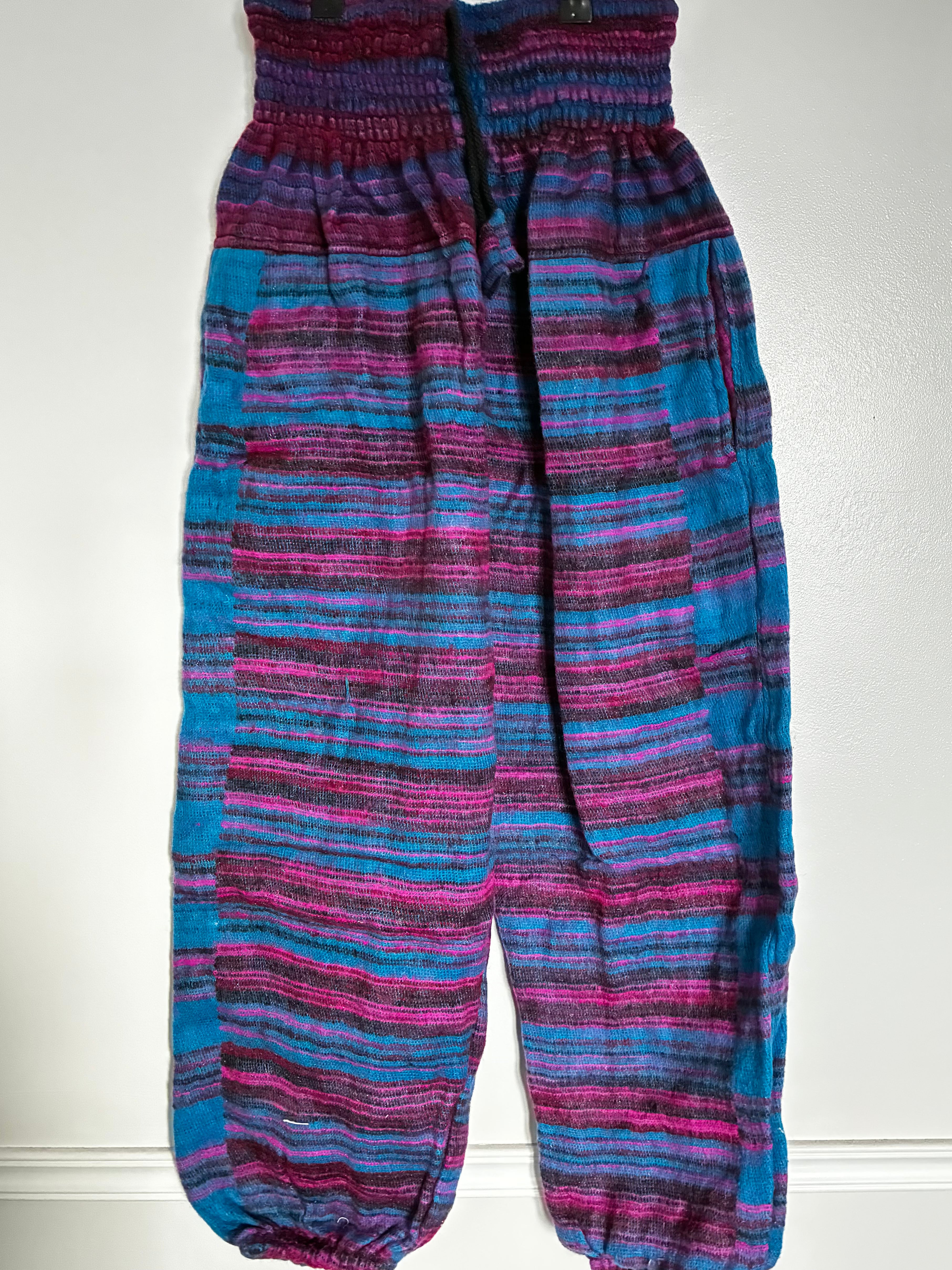 Fluffy Pink/Blue Trousers, 24-38" Waist