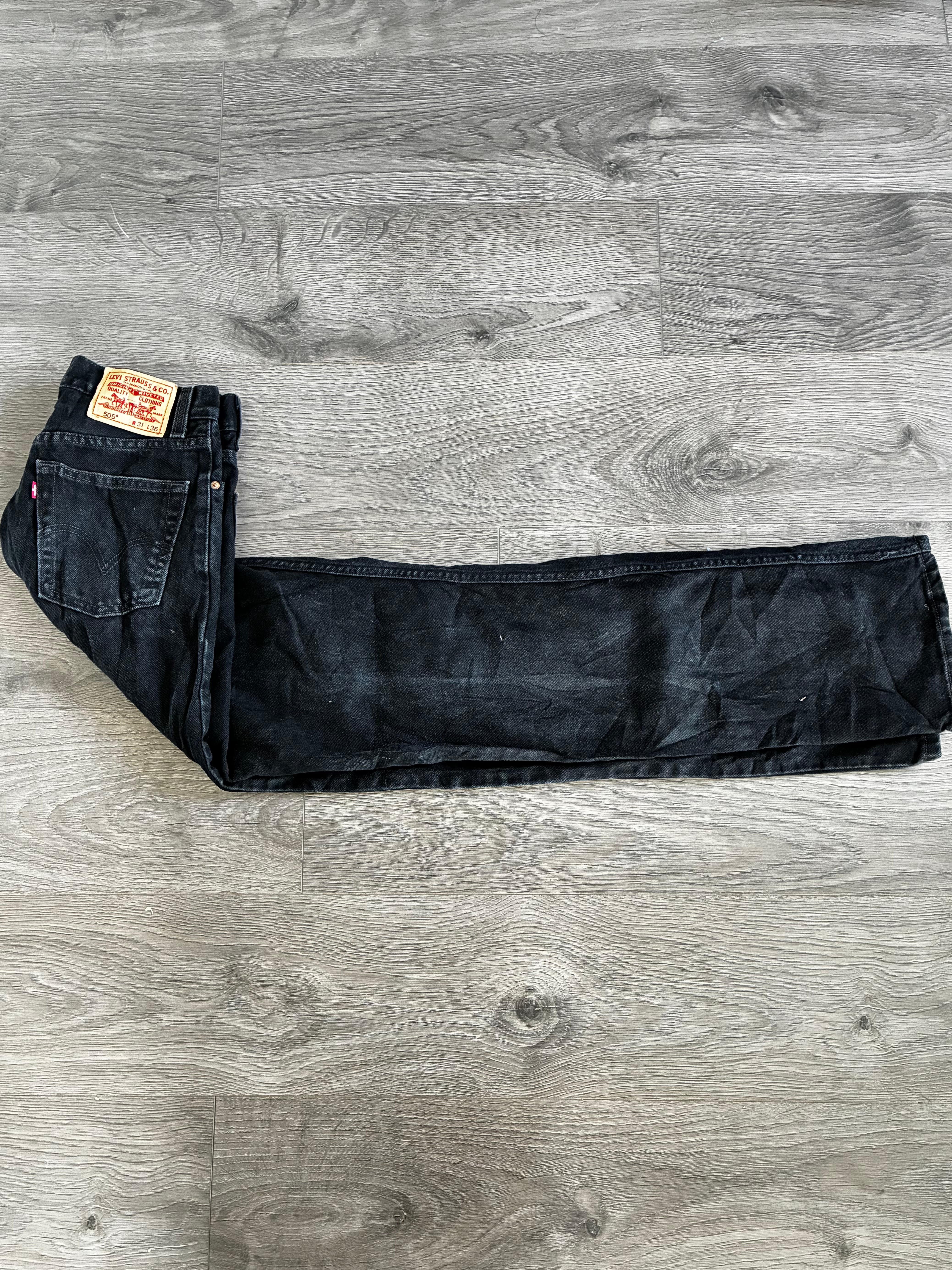 Vintage Levi's 505, Black, W31, L36