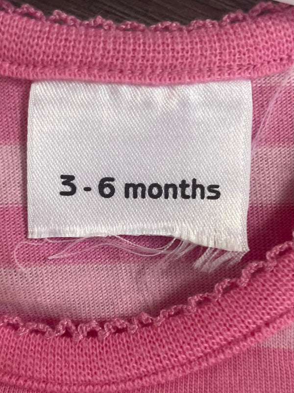 Pink shorts set (3-6 months)