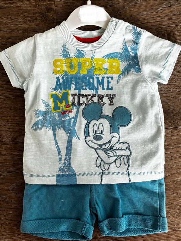 Mickey Mouse T Shirt Set (newborn)