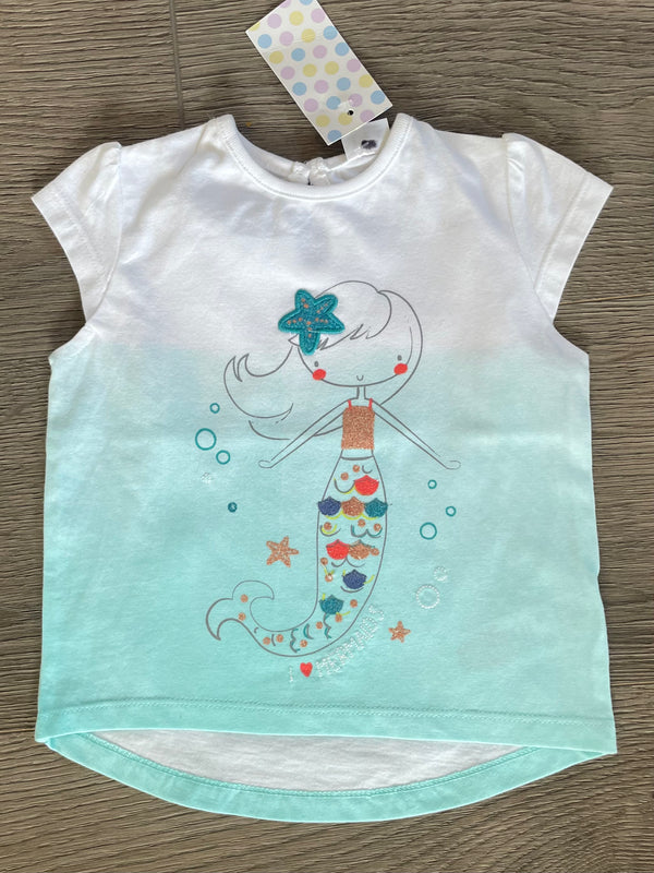 Mermaid T Shirt (3-6 mths)
