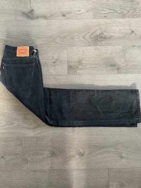 Vintage Levi's 505, Black, Label - W33, L32, Actual Size - W35, L33