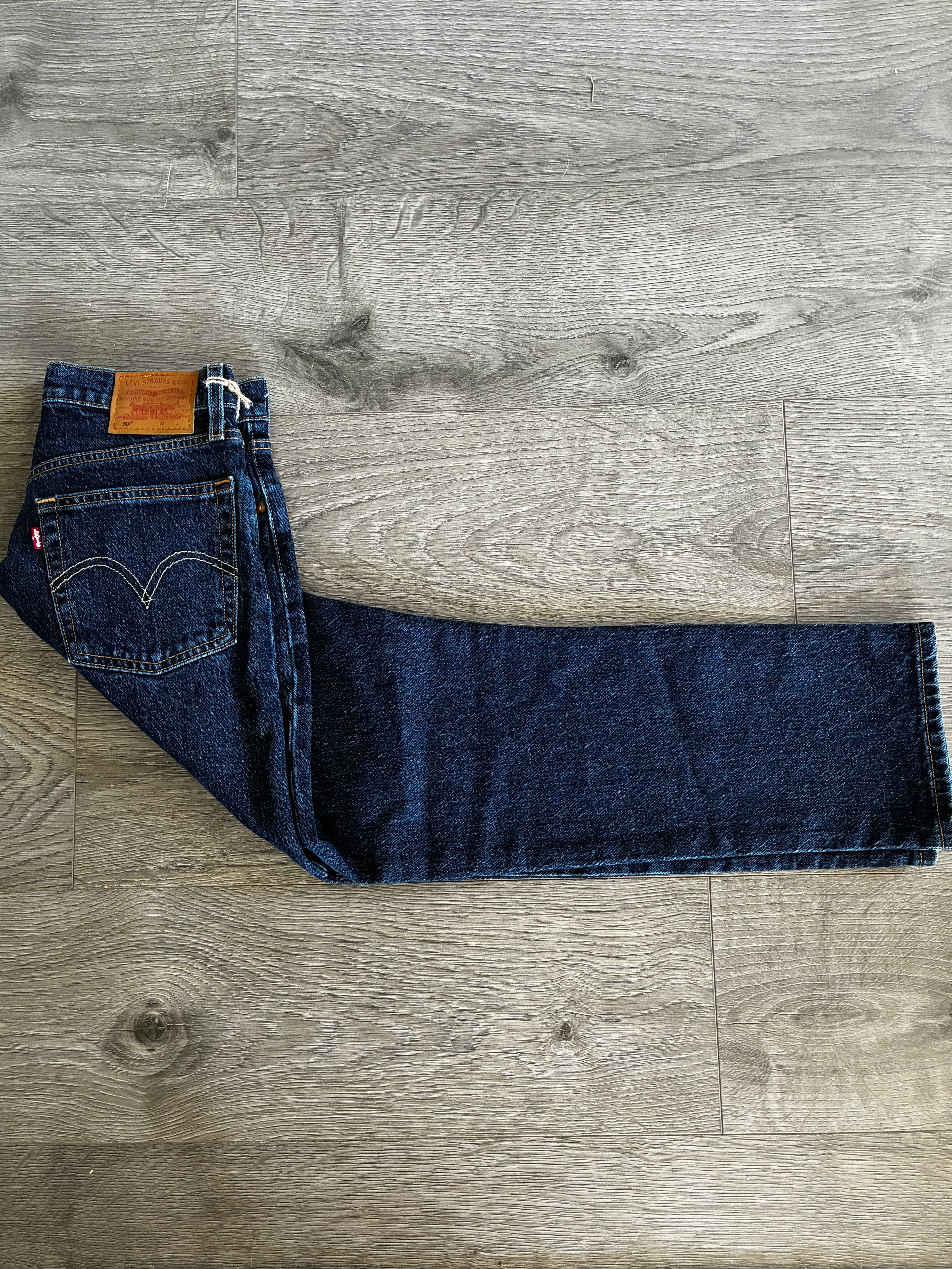 Vintage Levi's 501, Dark Blue, W28, L26