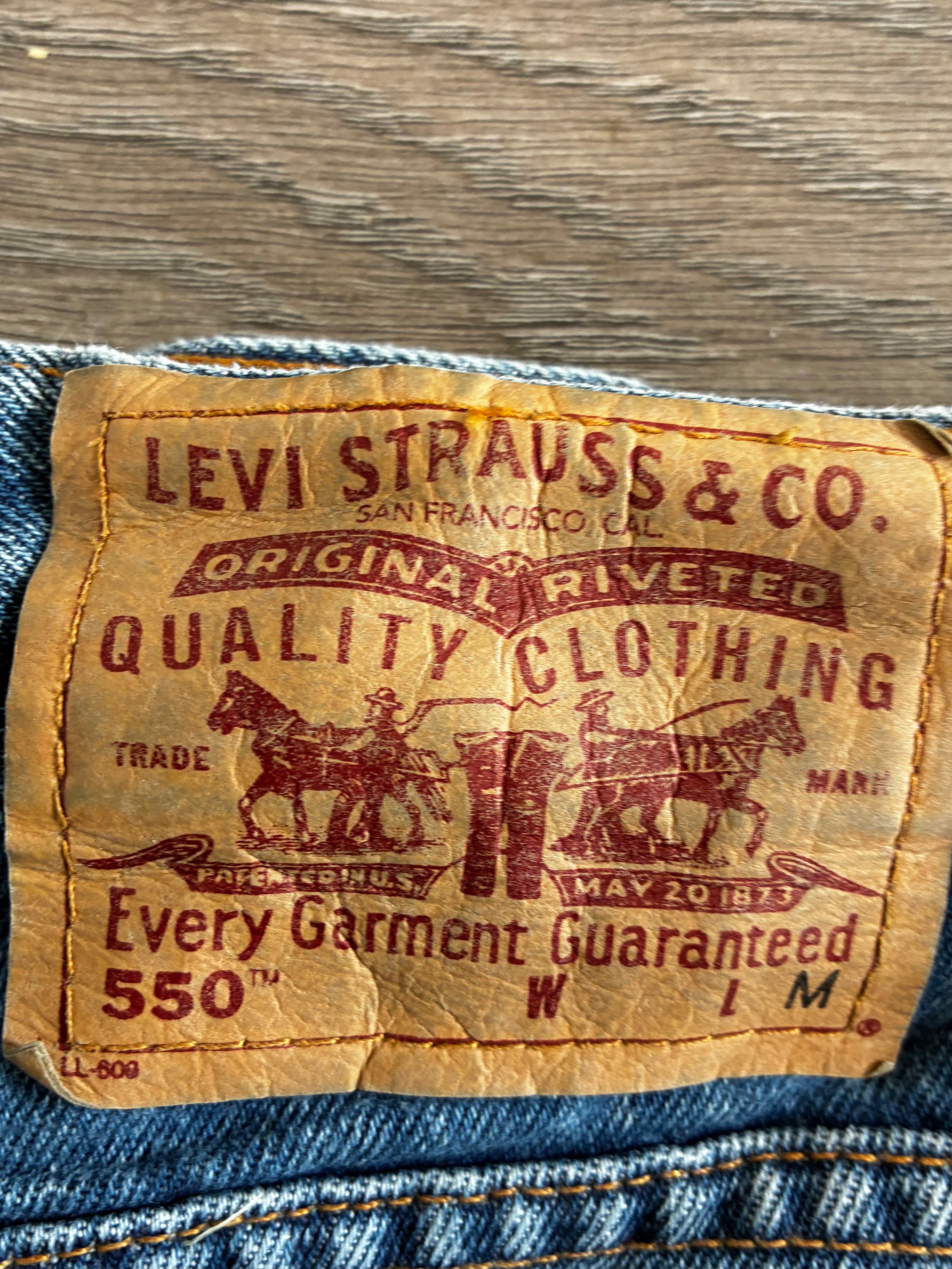 Vintage Levi's 550, Blue, W32, L33