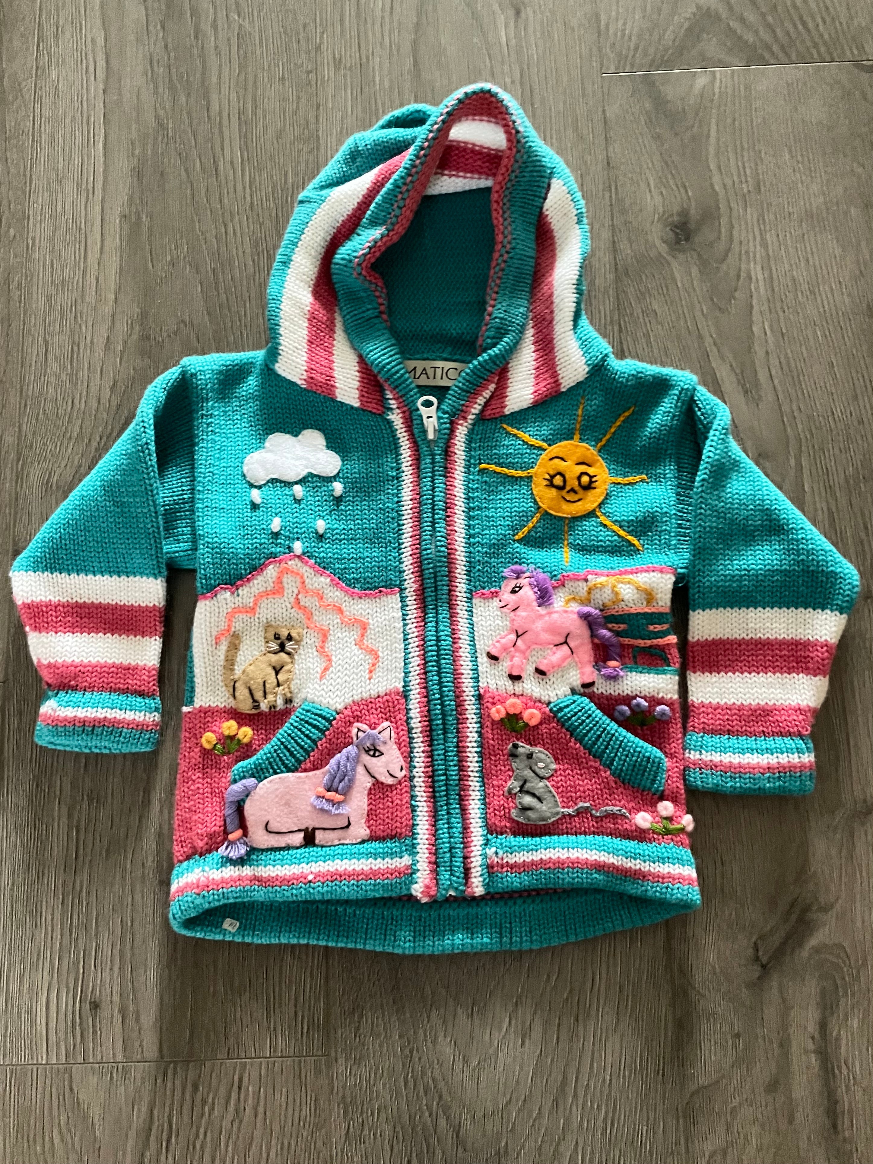 Beautiful zip up Jacket (3-4yr)