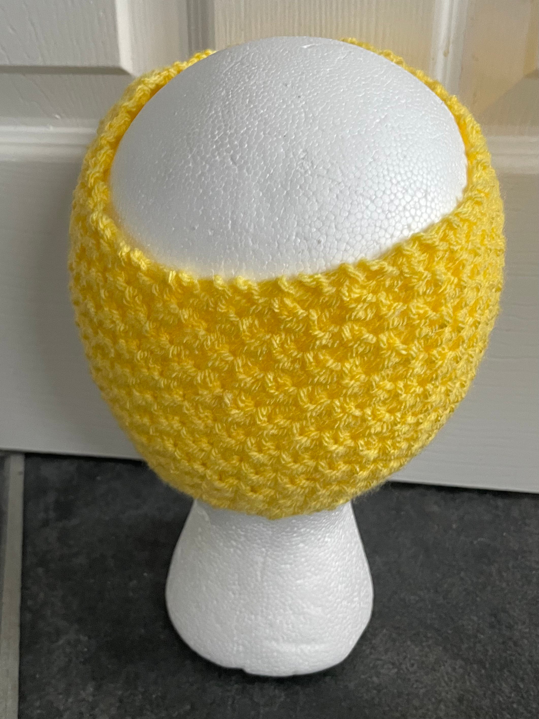 Yellow Winter Twist Headband