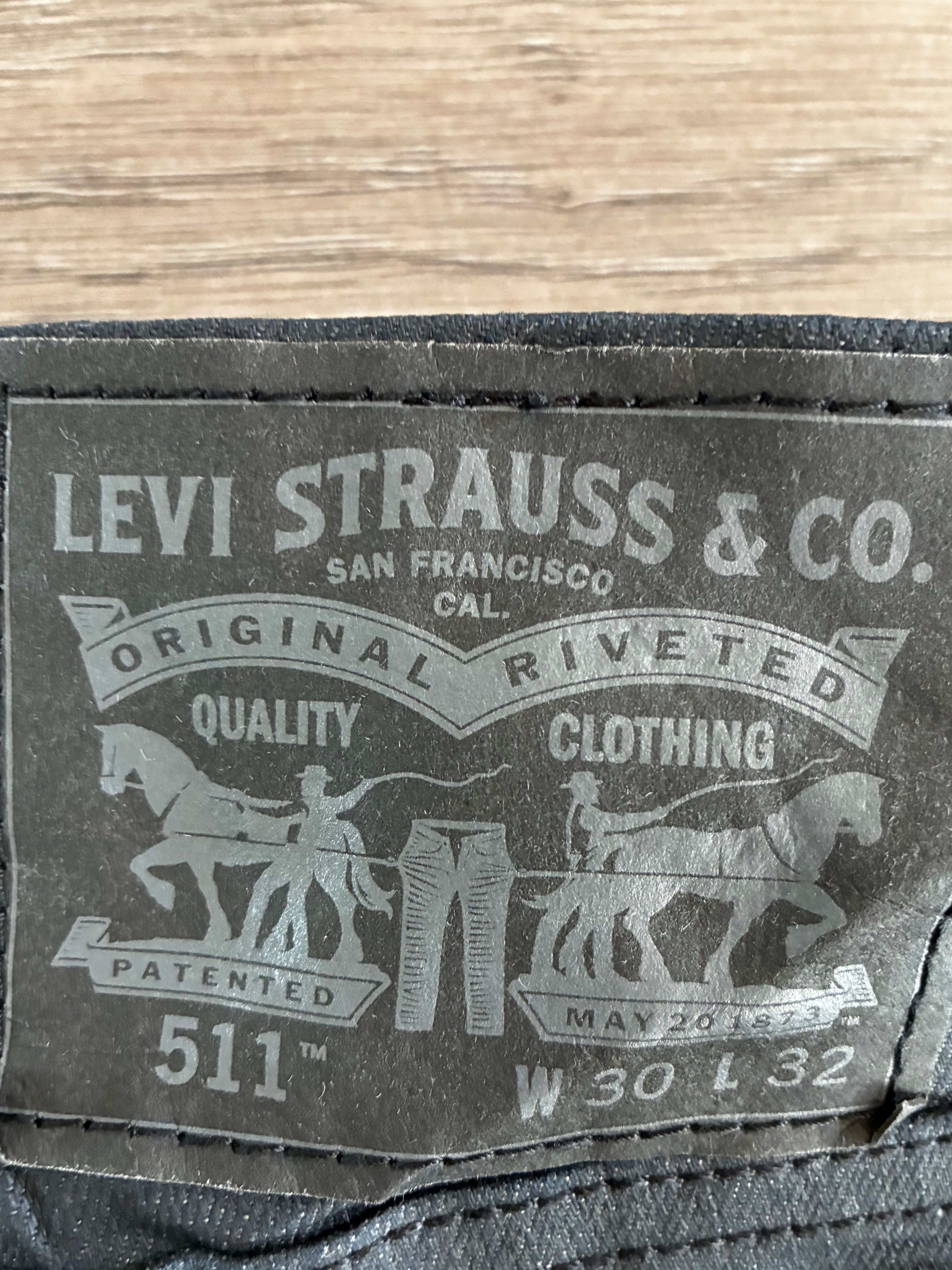 Vintage Levi's 511, Blue, Label - W30, L32, Actual Size - W31, L32