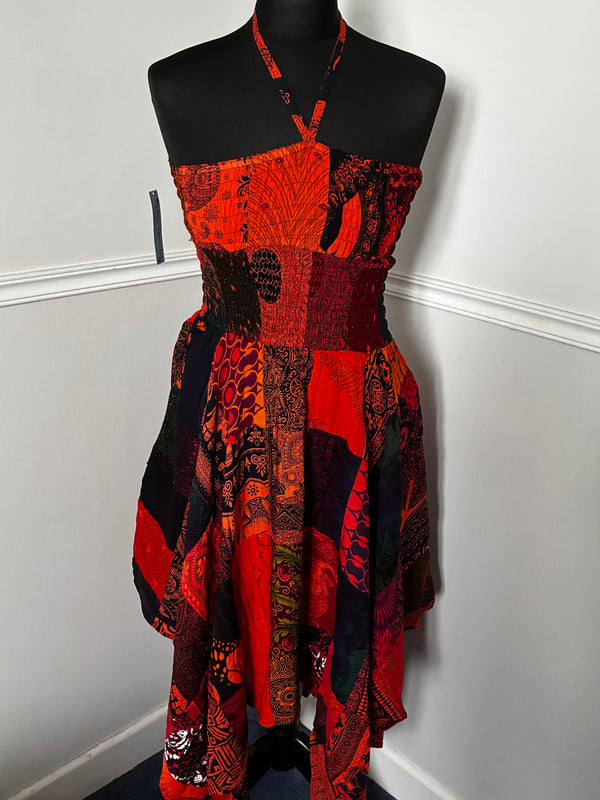 Patchwork Pixie Skirt/Dress