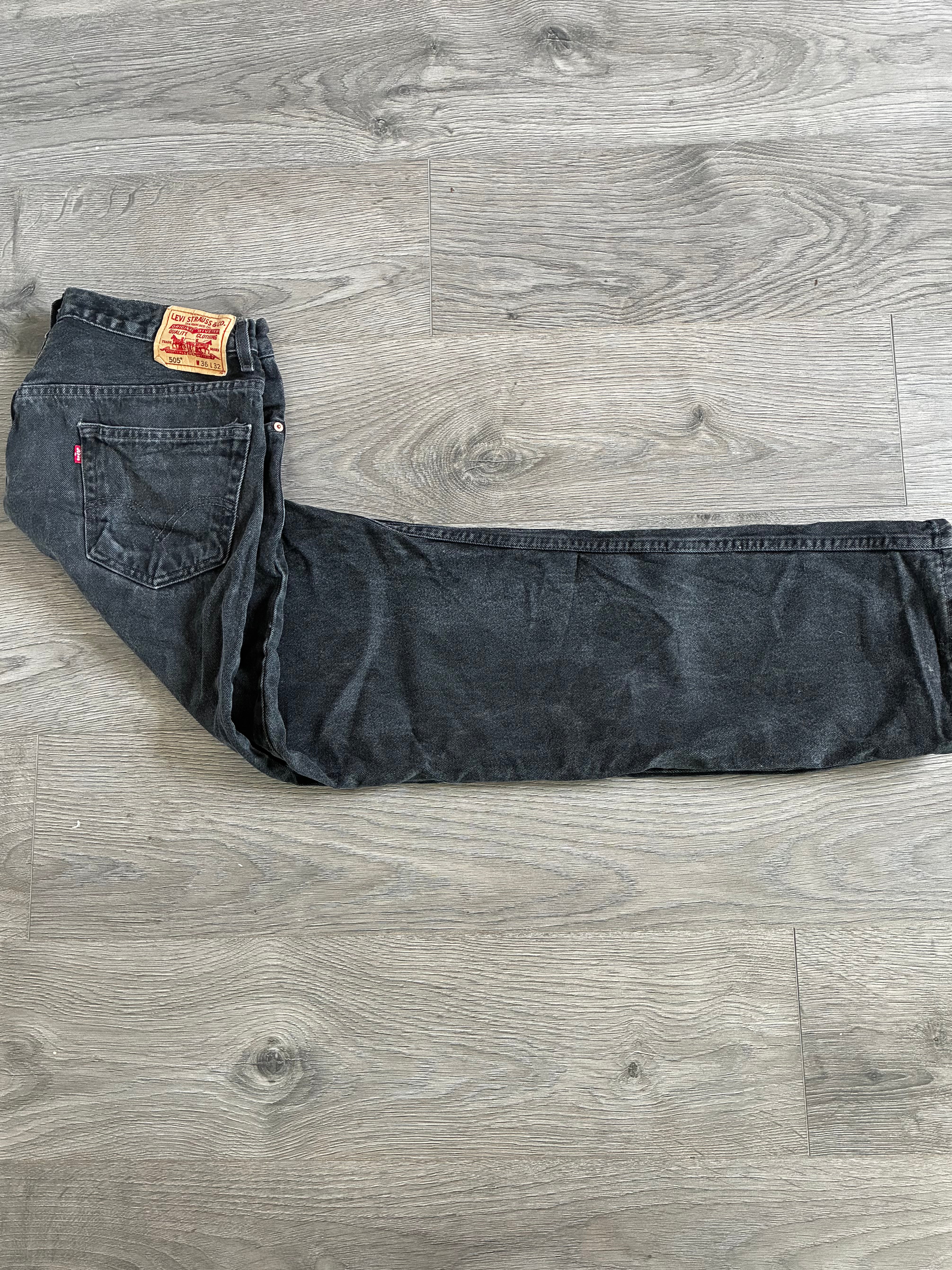 Vintage Levi's 505, Black, W36, L32