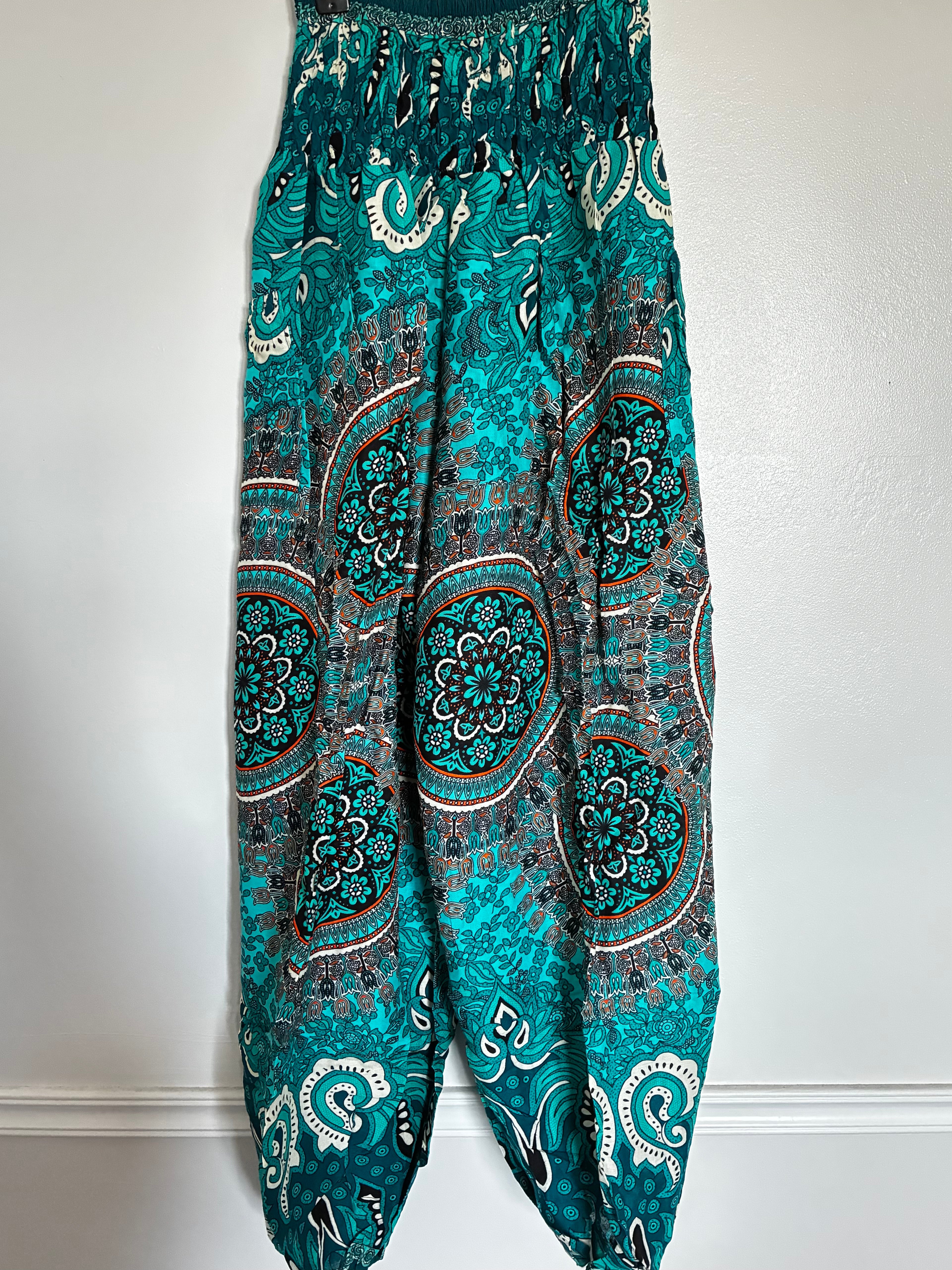 Turquoise Harem Trousers