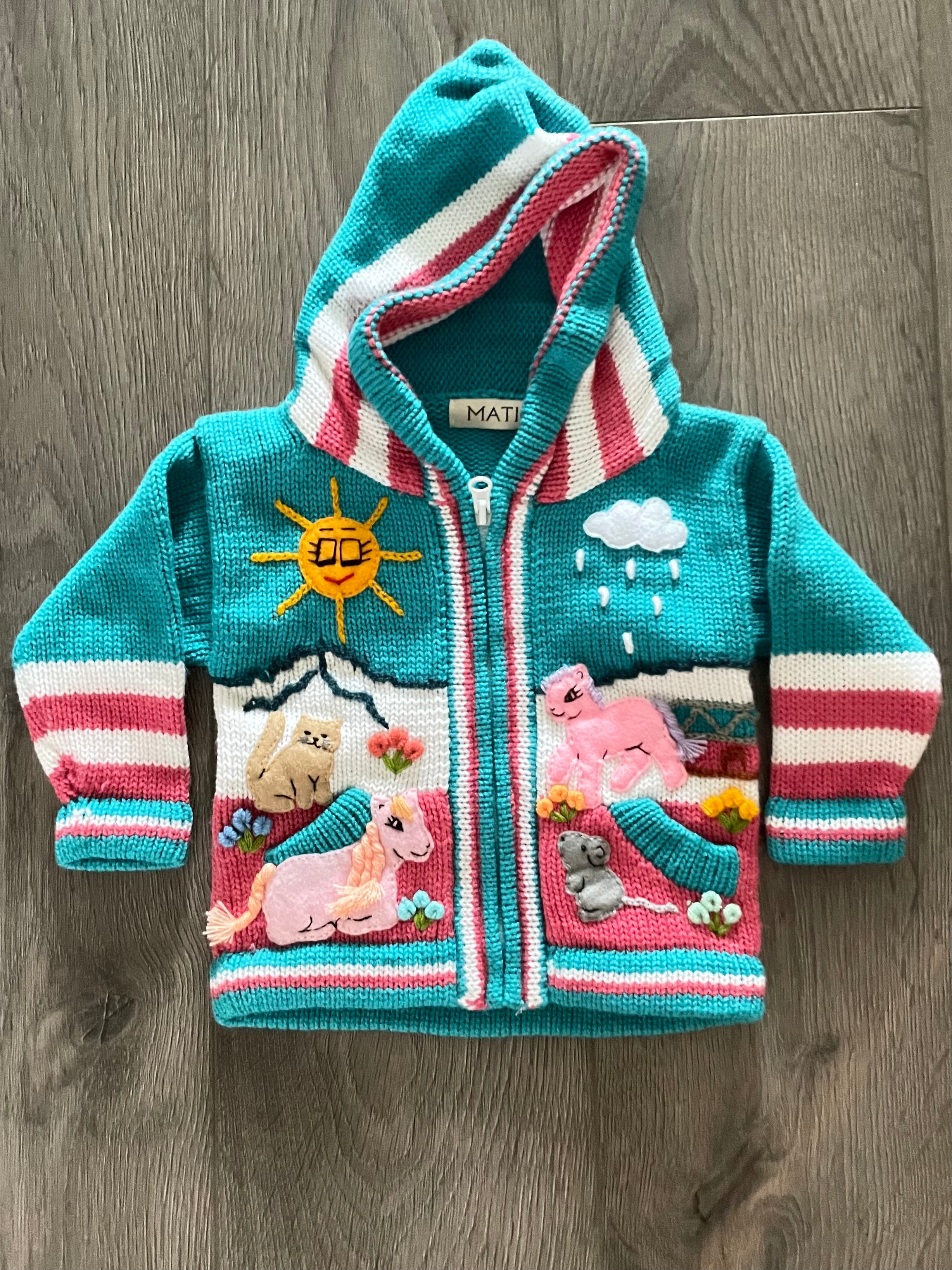 Beautiful zip up Jacket (1-2yr)