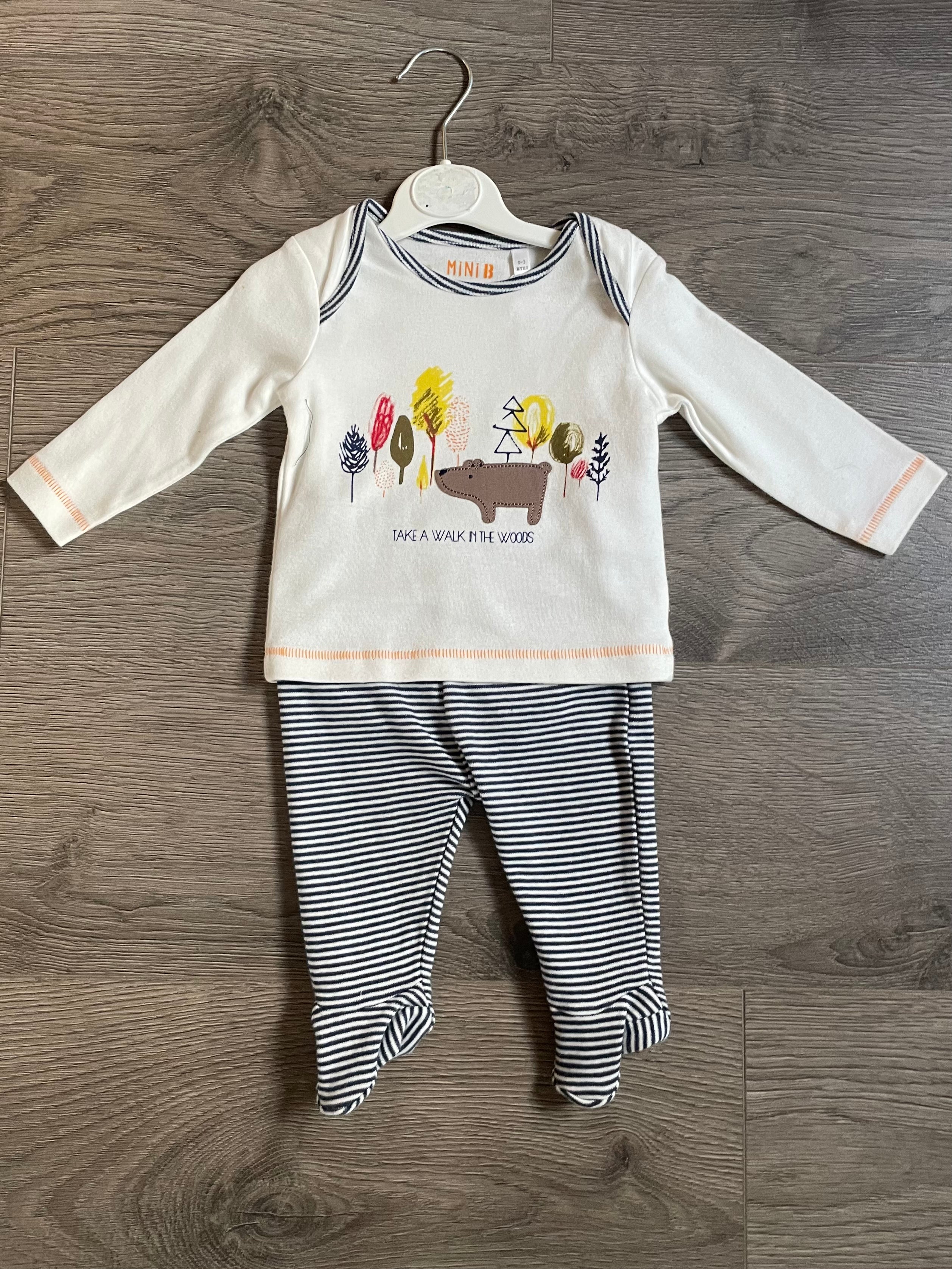 Top and trouser set (0-3 mths)