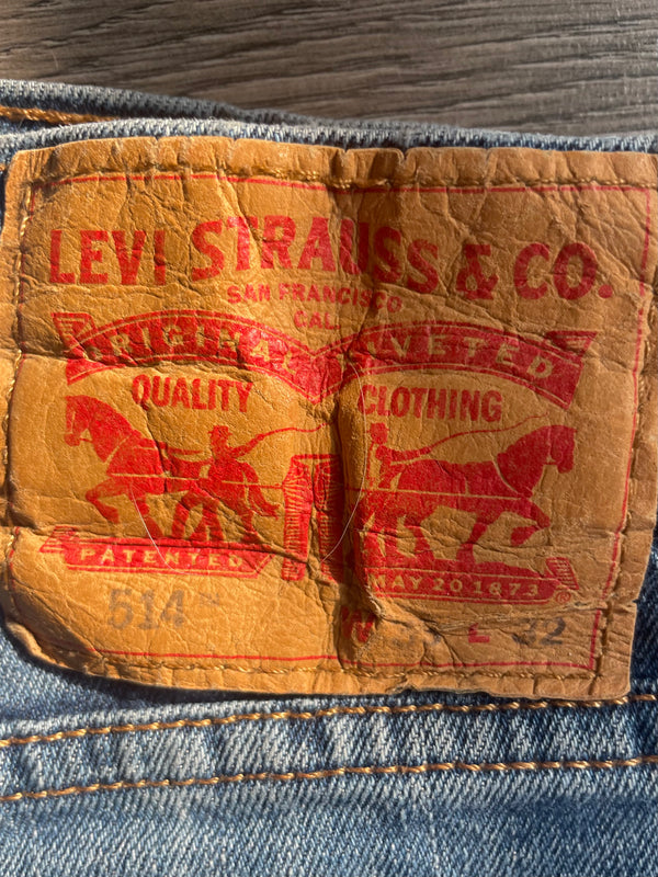 Vintage Levi's 514 , Blue, Label - W33, L32, Actual Size - W34, L31