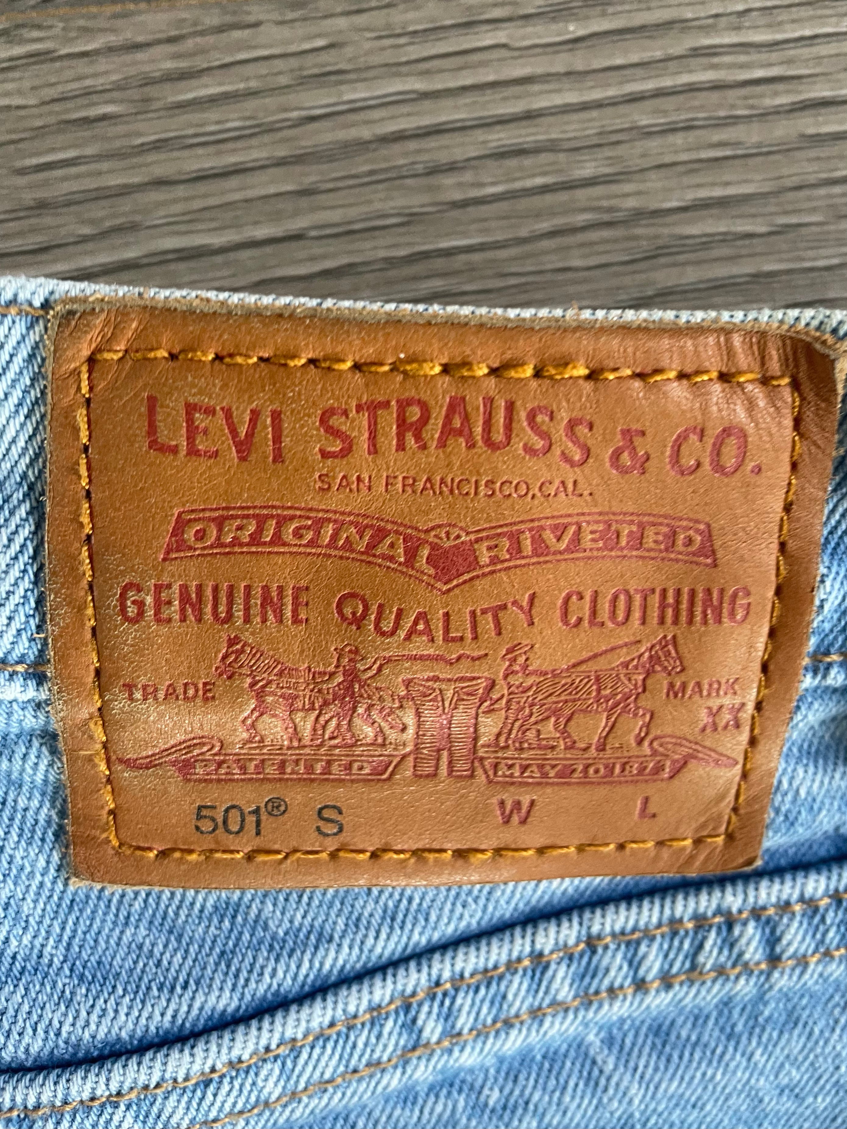 Vintage Levi's 501, Light Blue, W25, L28