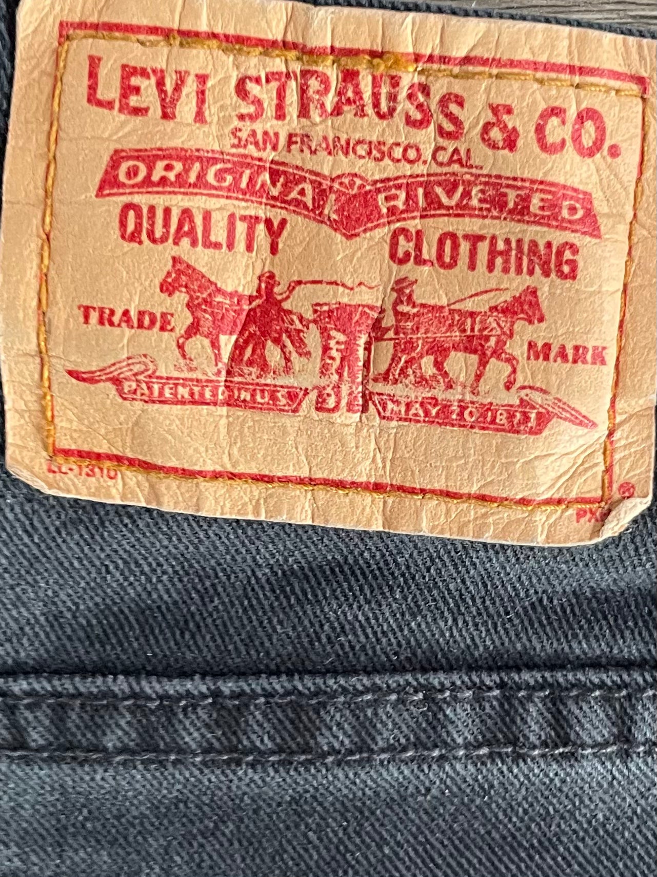 Vintage Levi's 550 Bootcut, Black, W30, L30