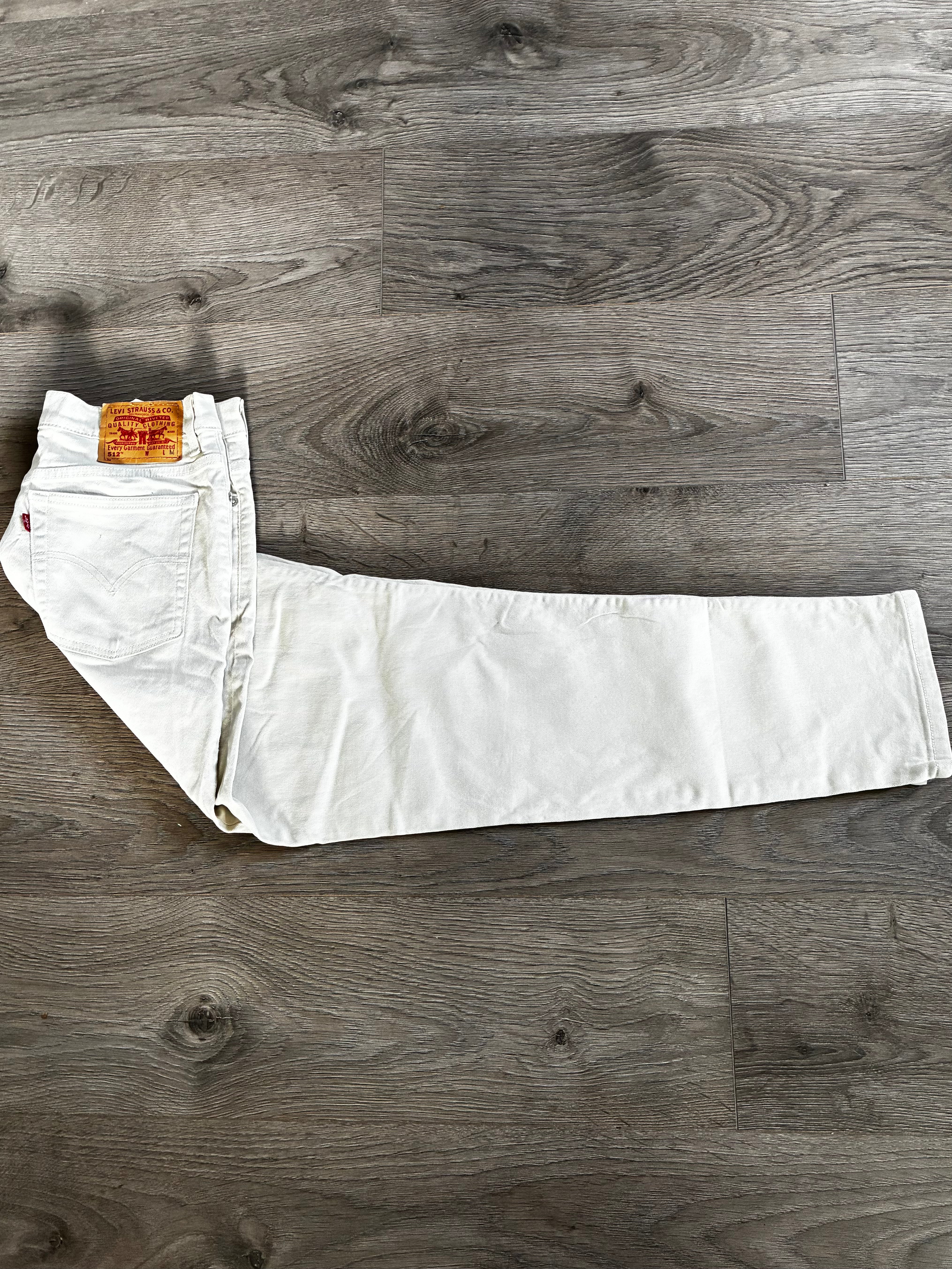 Vintage Levi's 512, Cream, W32, L30