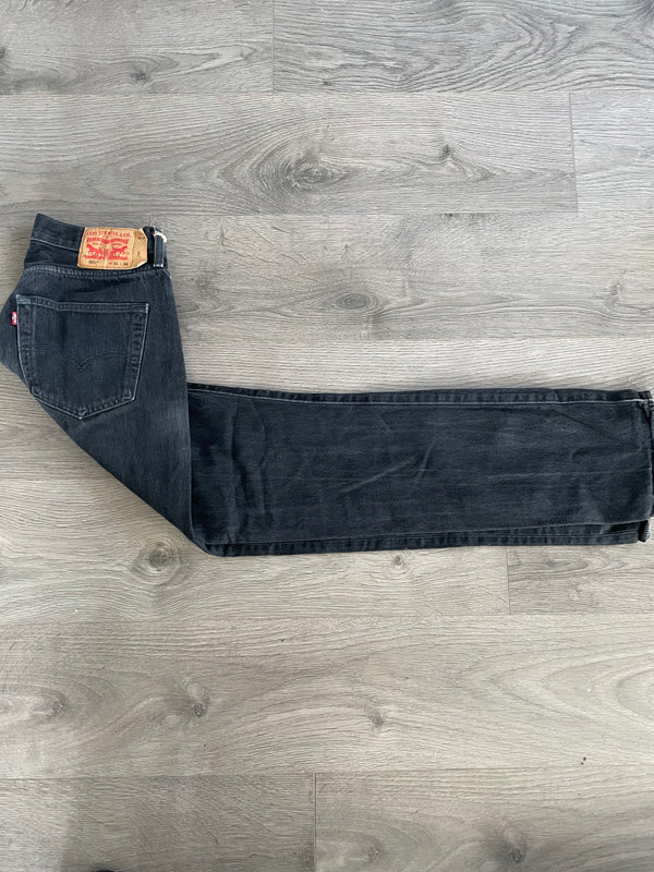 Vintage Levi's 501, Black, Label - W31, L36, Actual Size - W32, L35