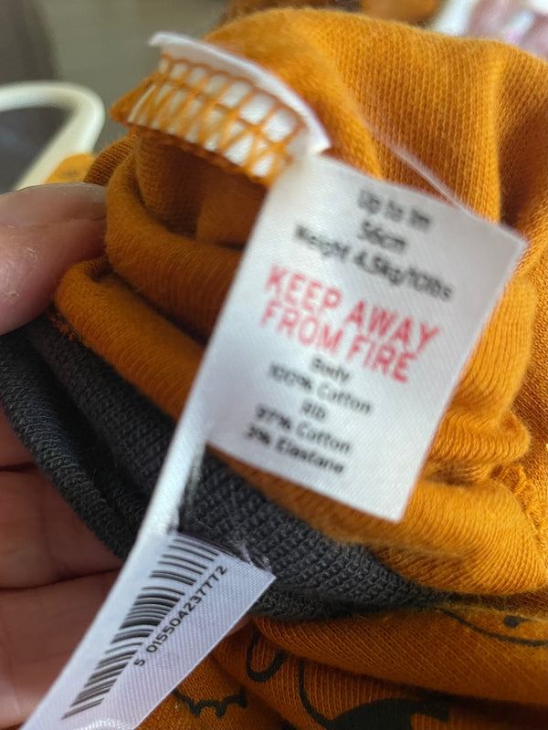 Footless Cactus Romper (up to 1 month)