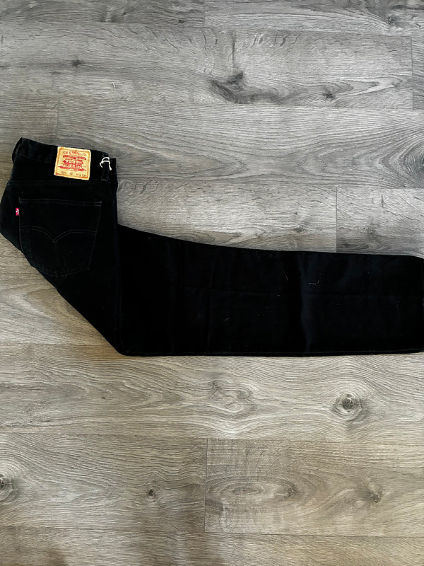 Vintage Levi's 521, Black, W36, L34