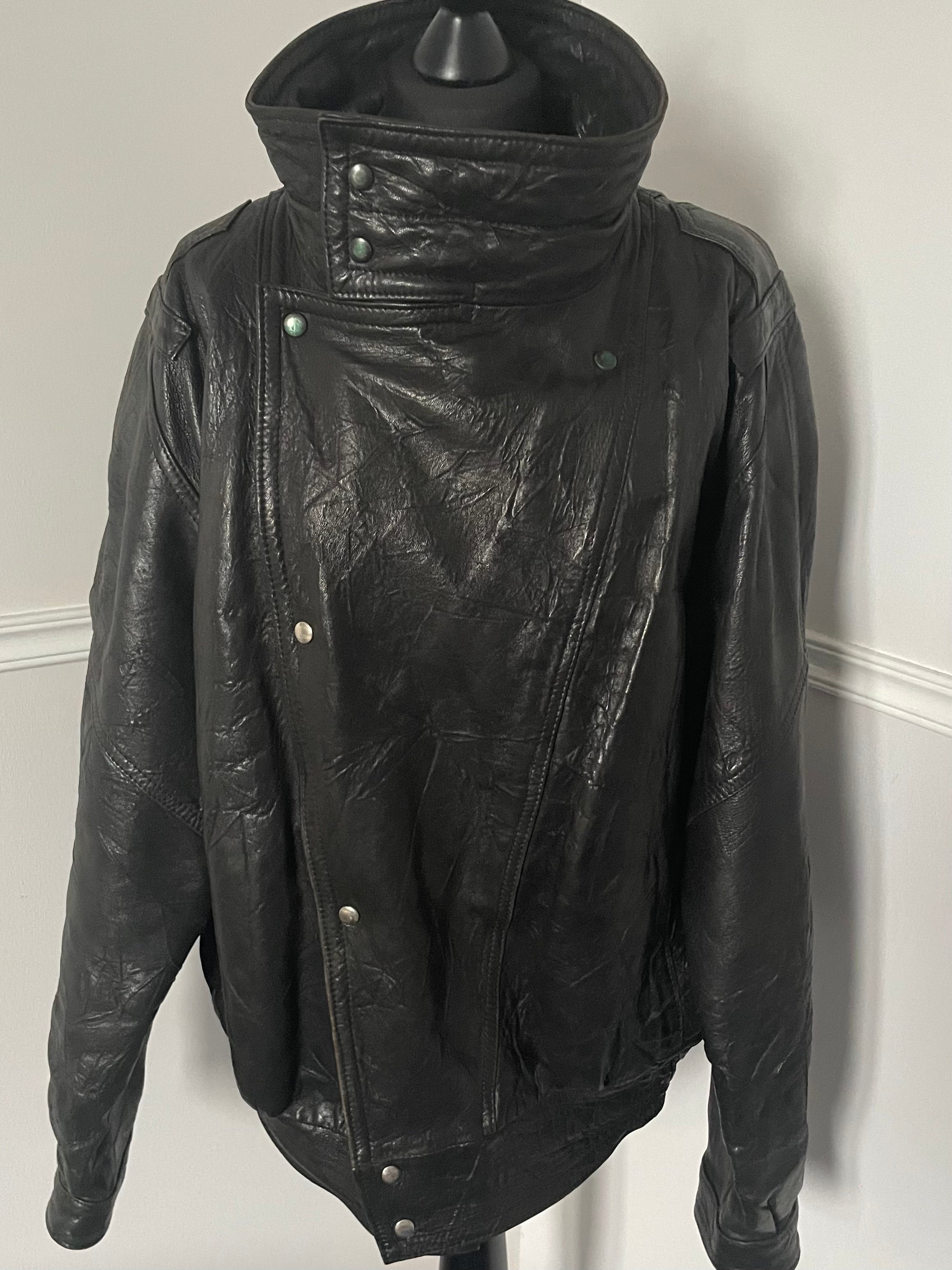 Vintage Real Leather Jacket, L