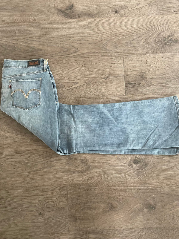 Vintage Levi's 515 Bootcut, Light Blue, W32, L30.5