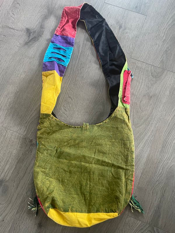 Hippy Butterfly Shoulder Bag with tassels