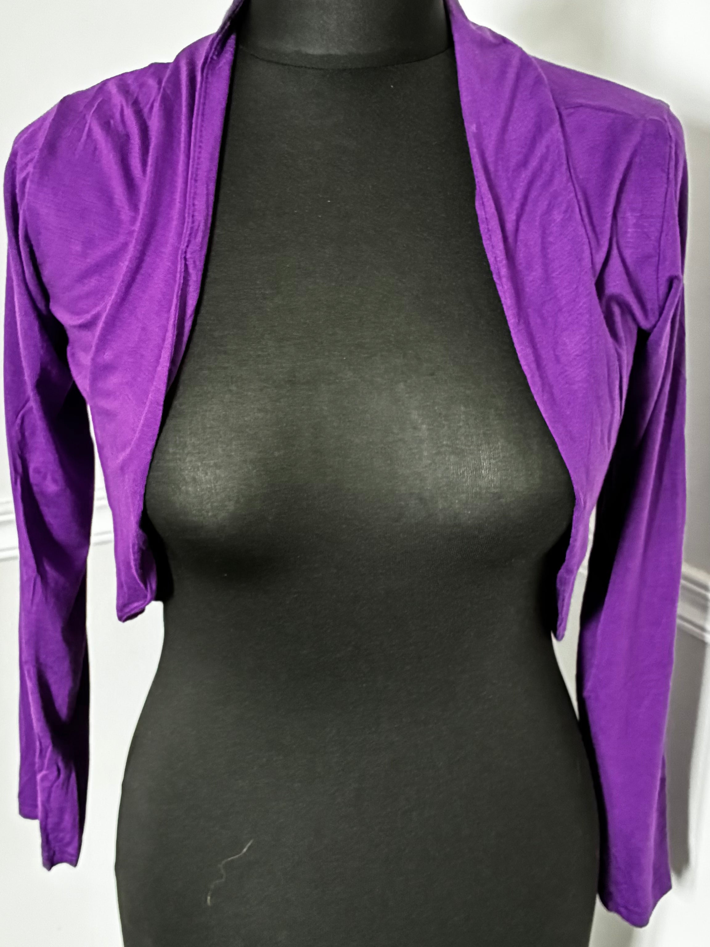 Purple Shrug Top