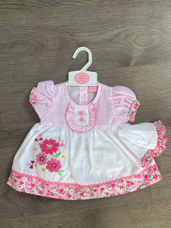 3 piece dress set (0-3 mths)