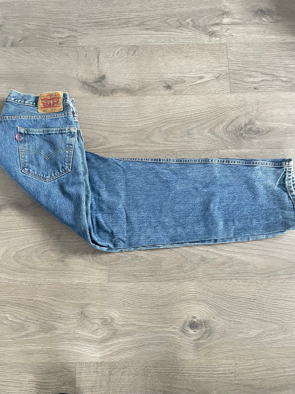 Vintage Levi's 550, Blue, Label - W36, L32 Actual Size - W35, L32