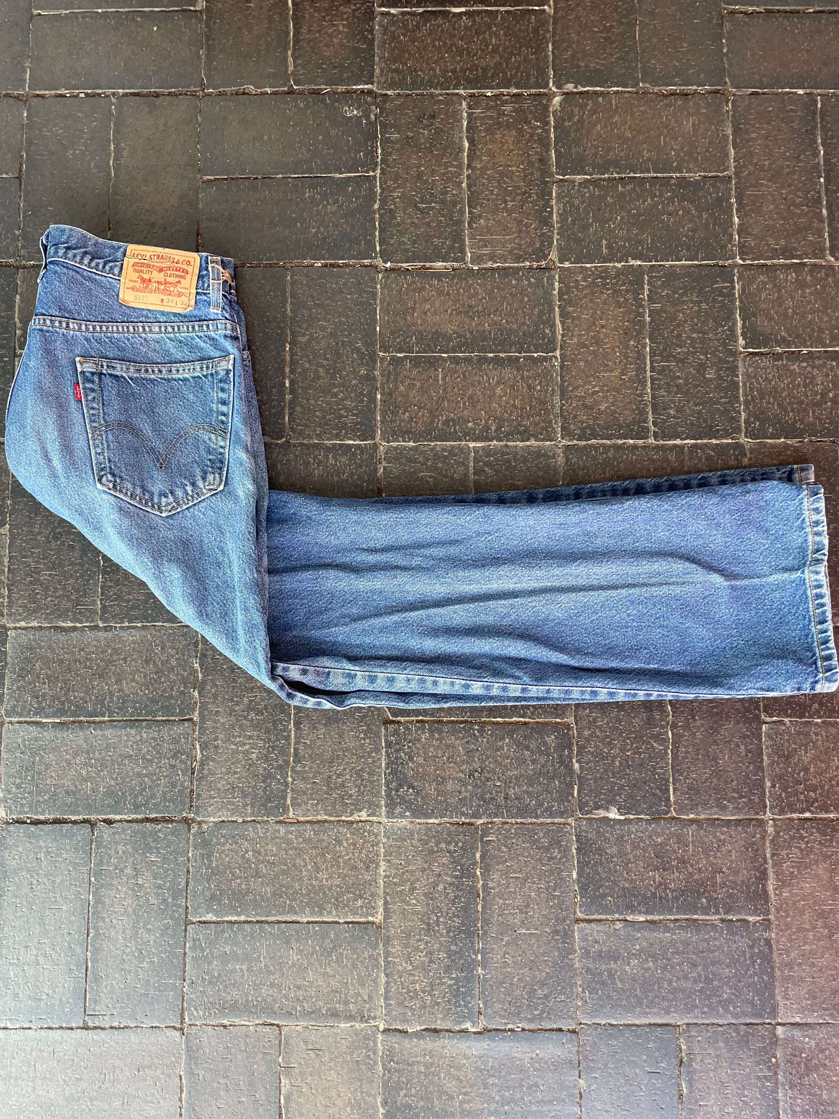 Vintage Levi's 517, Blue, Label - W34, L32, Actual size - W32, L34