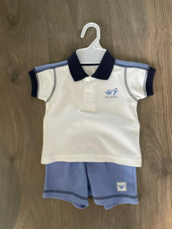 T Shirt and Short Set (3-6 mths)