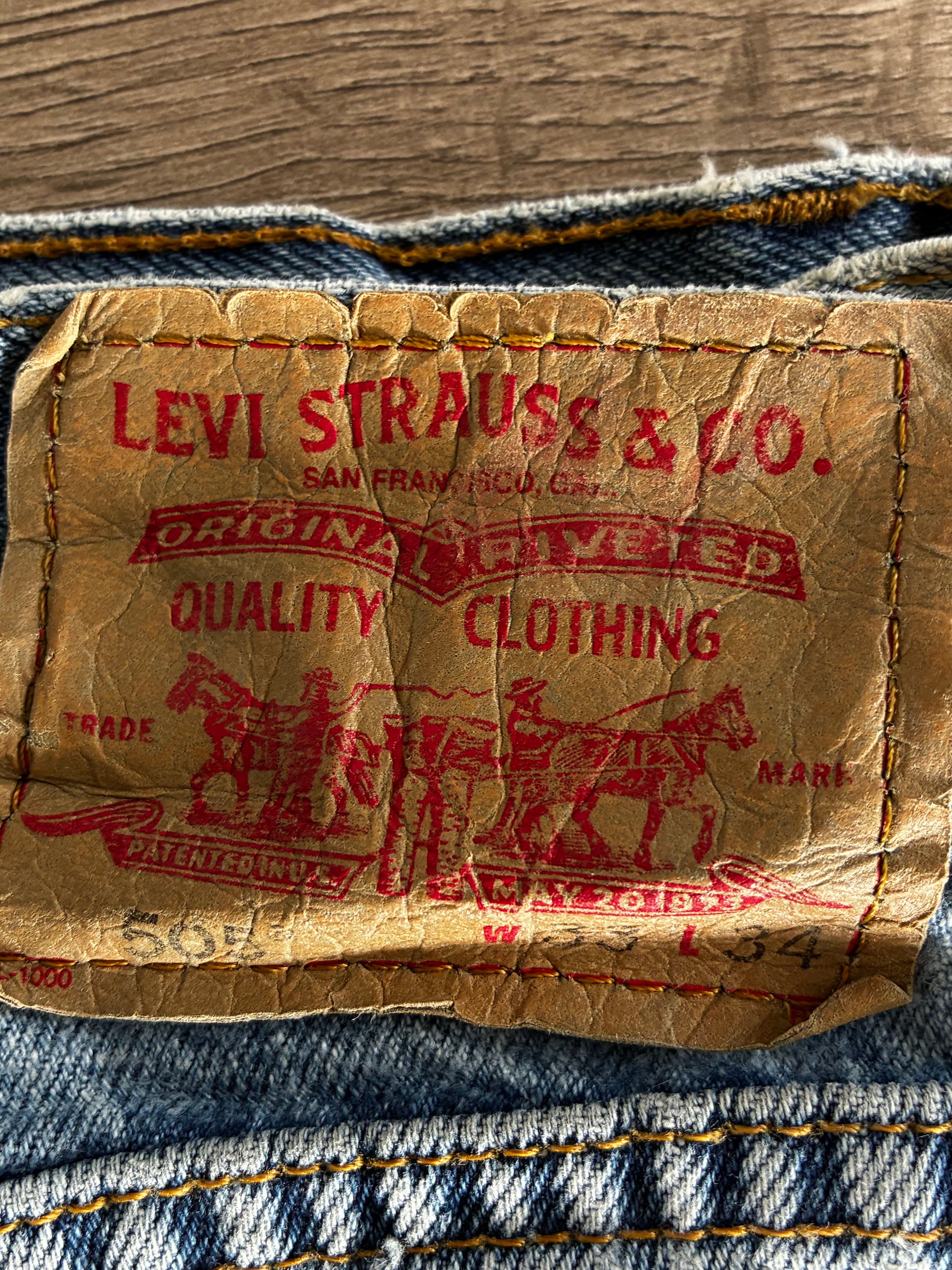Vintage Levi's 505, Blue, W32, L33
