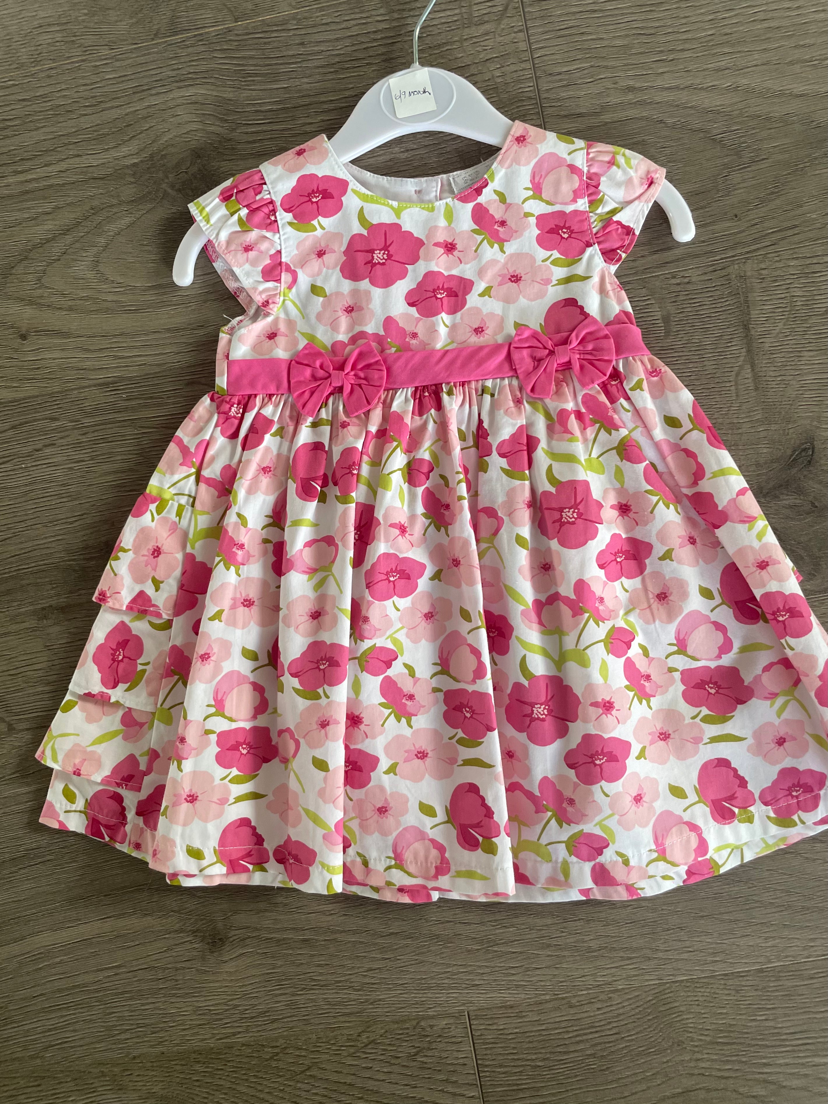 Pink Flower Sundress (6-9months)