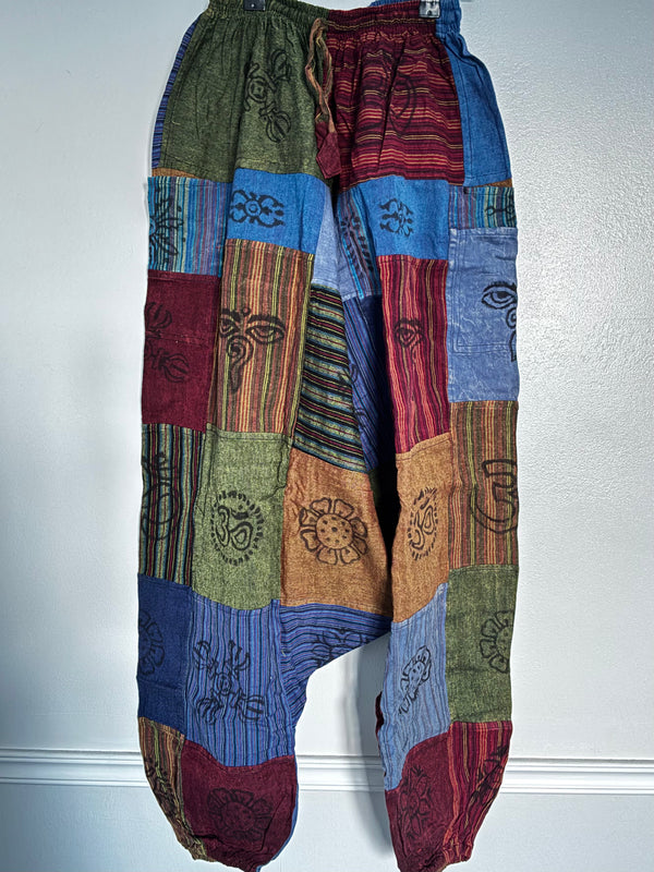 Patchwork Aladdin Trousers, M/L