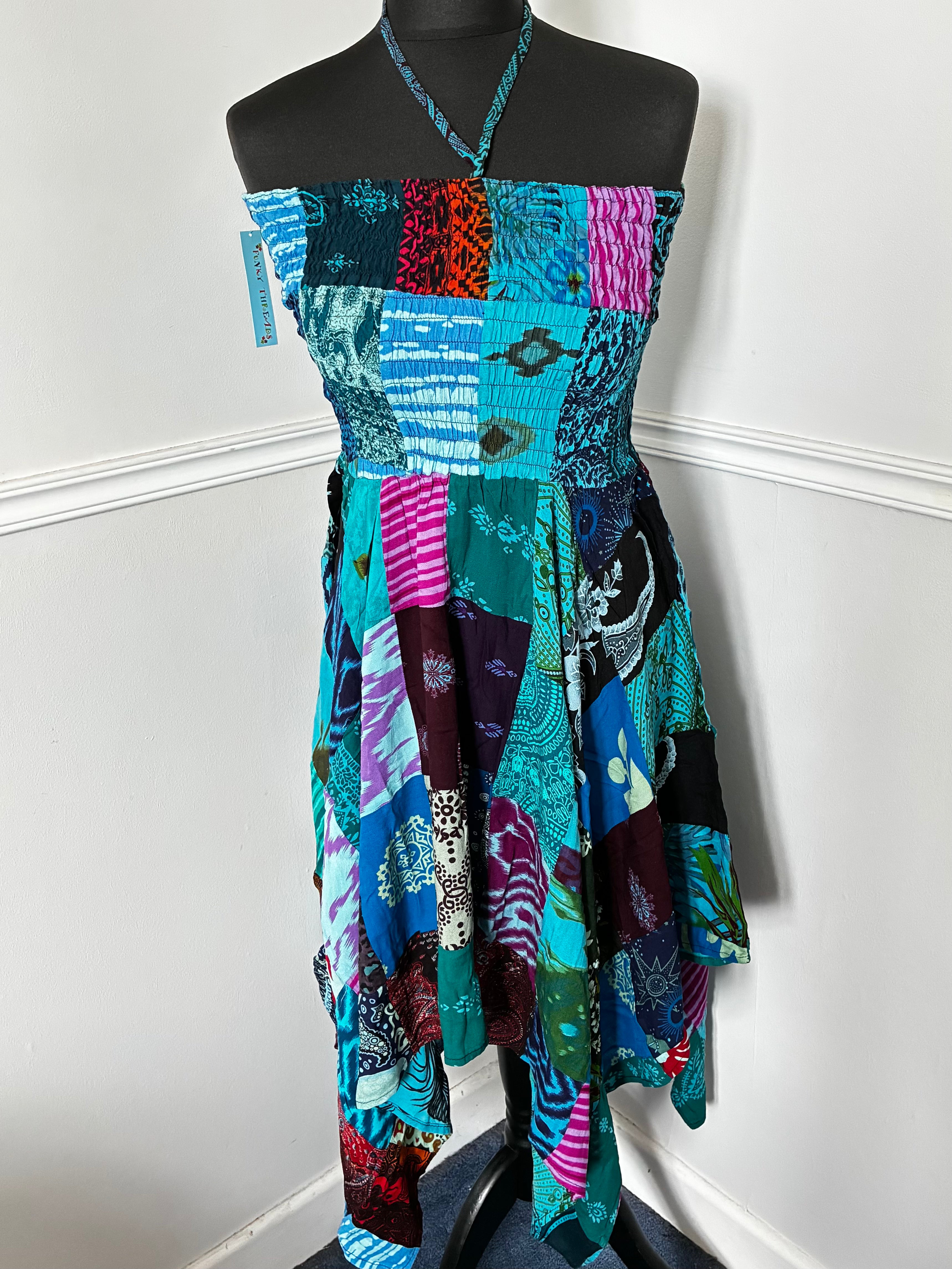 Patchwork Pixie Skirt/Dress