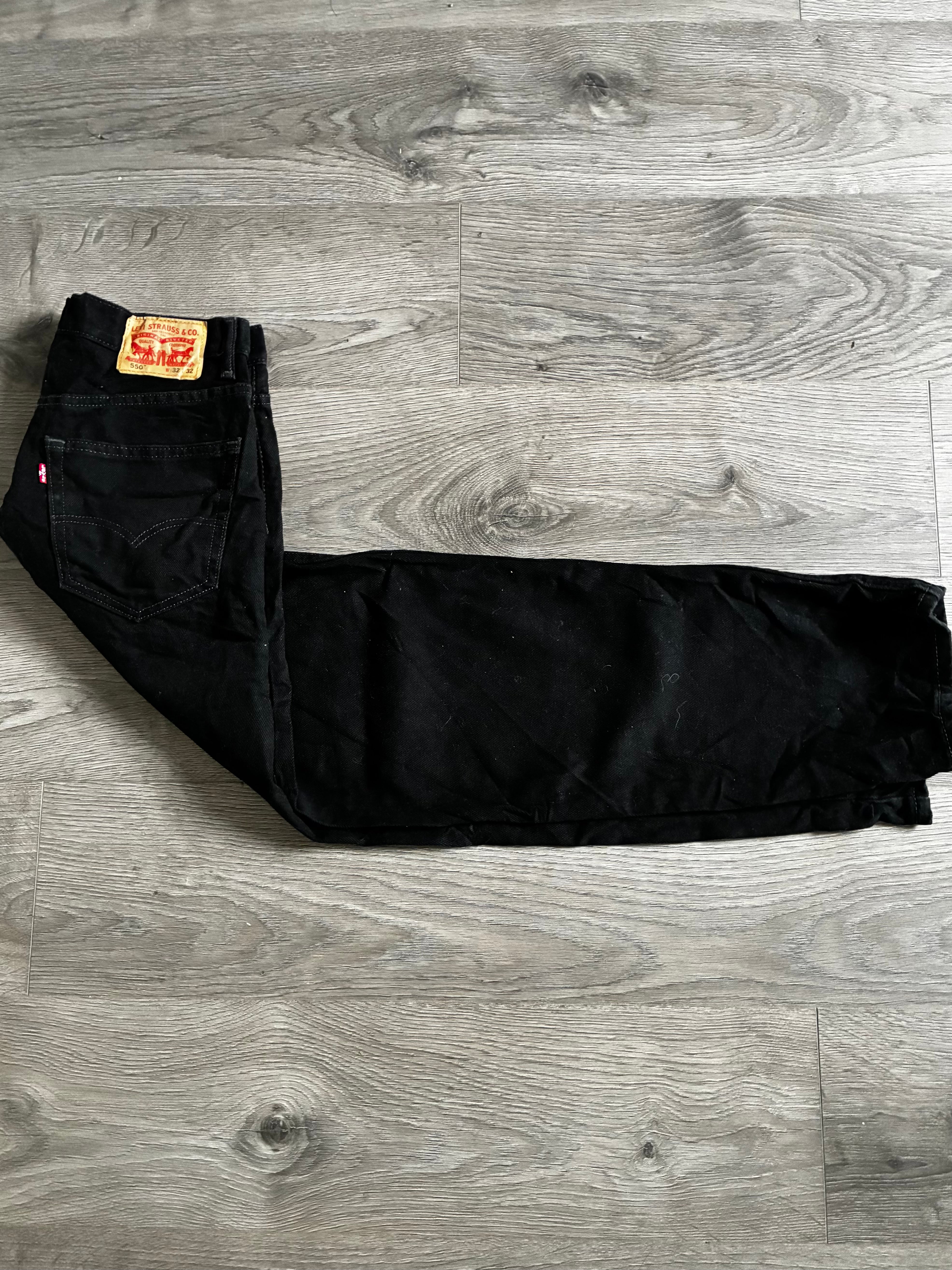 Vintage Levi's 550, Black, W32, L32